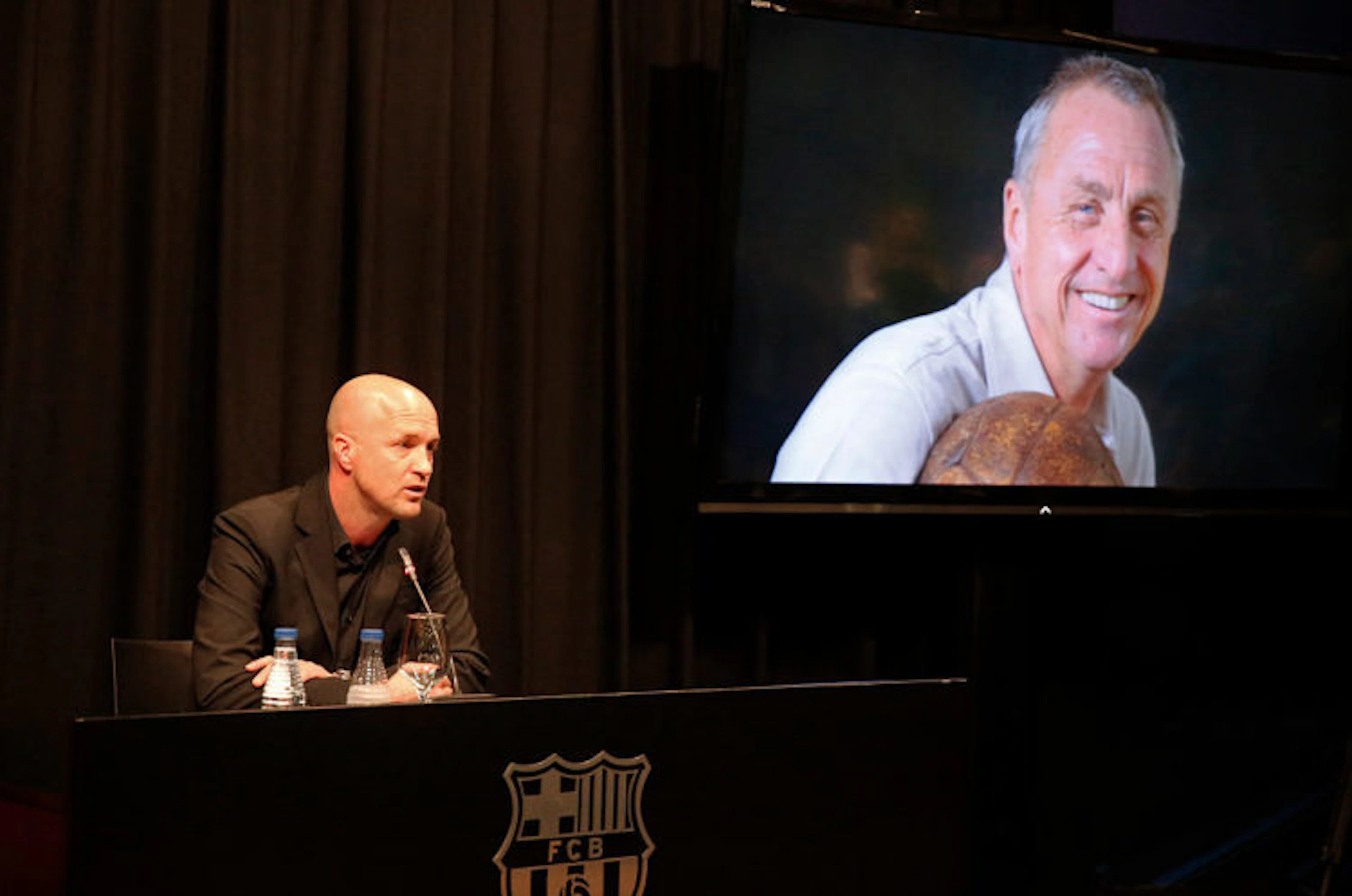 Johan Cruyff's Memorial At The Camp Nou Stadium