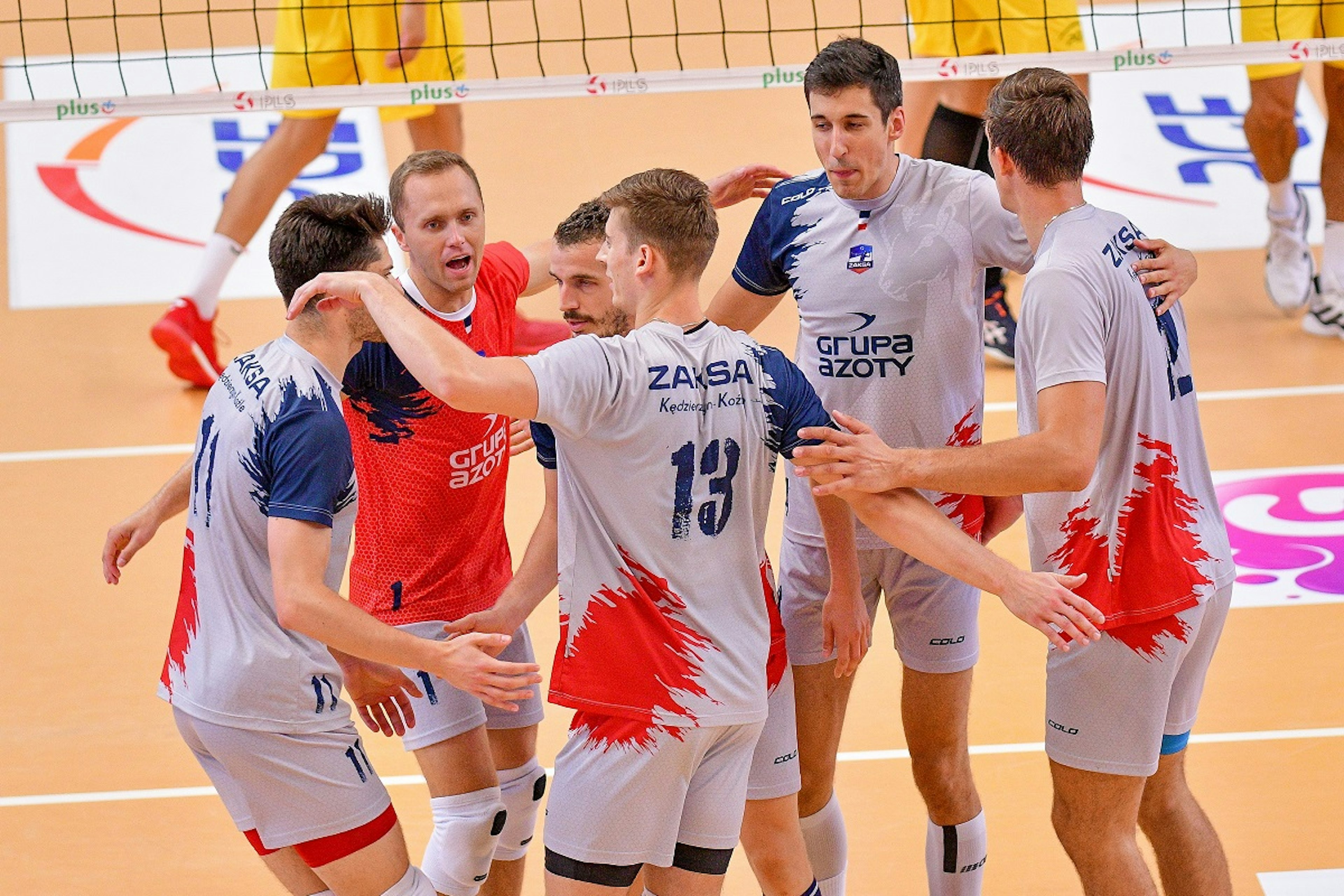 Siatkowka. Jubileuszowy Turniej PGE Skry Bełchatow. PGE SKkra Belchatow - Grupa Azoty ZAKSA Kędzierzyn-Kozle. 22.08.2020