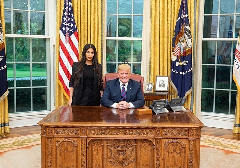 Kim Kardashian spotkała się z Donaldem Trumpem w sprawie... reformy więziennictwa
