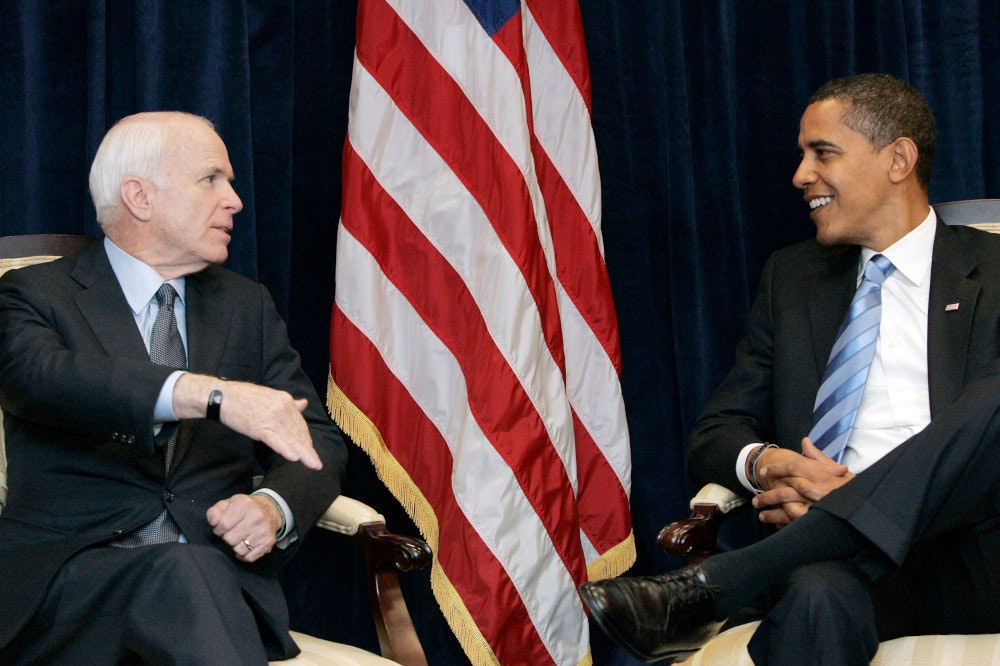 President-elect  Barack Obama Meets With McCain