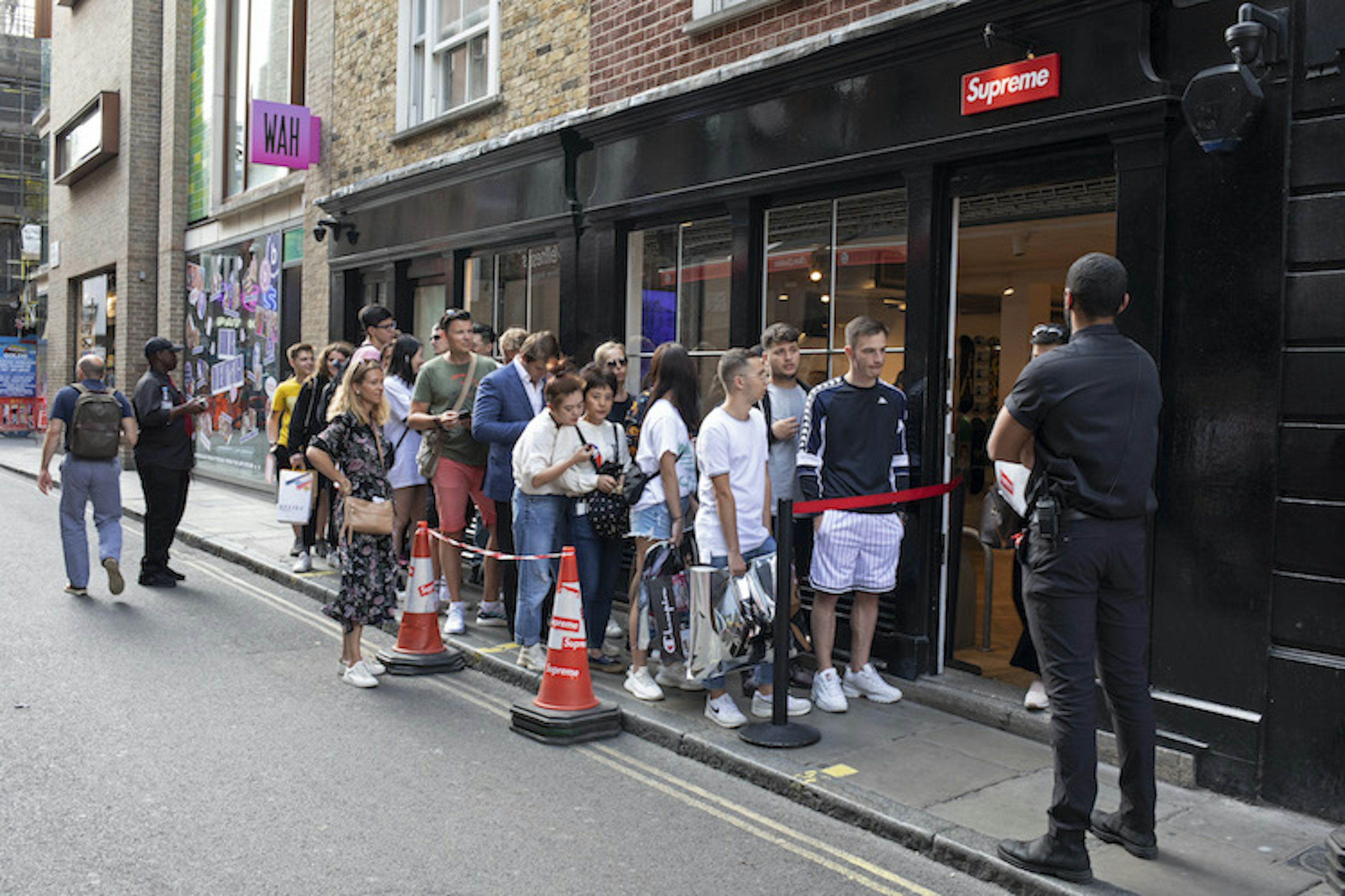 Fashion Label Supreme In London