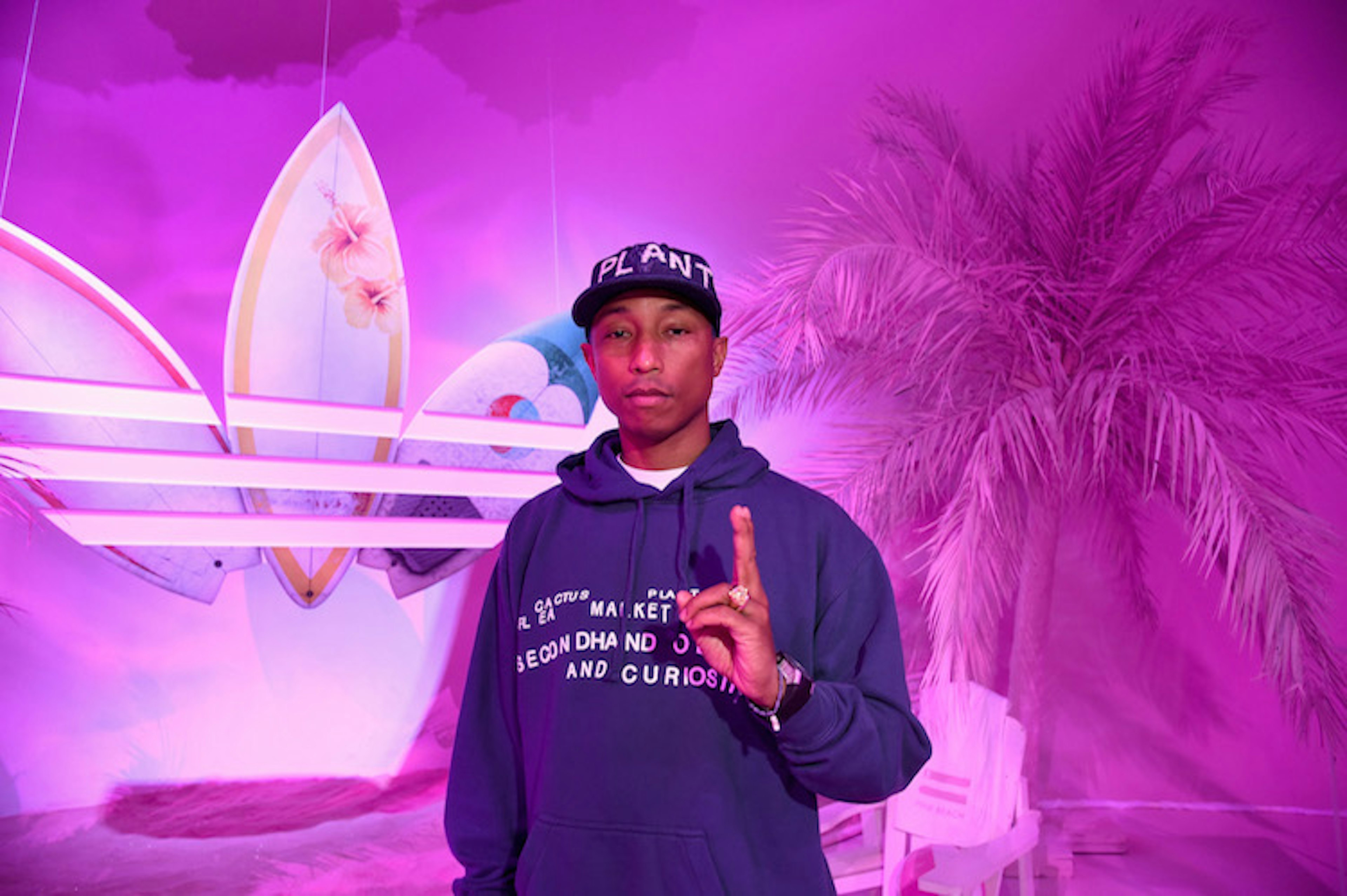 adidas Originals = PHARRELL WILLIAMS Pink Beach