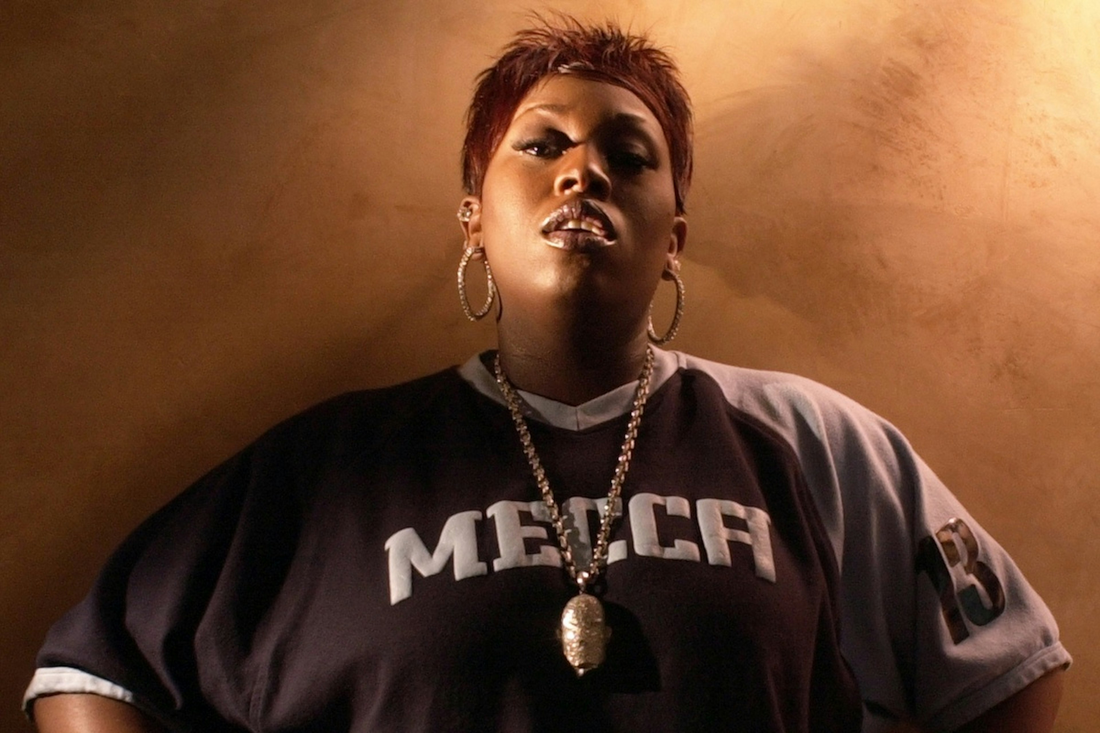 Rapper Missy Elliott, whose album "Miss E...So Addictive" is
