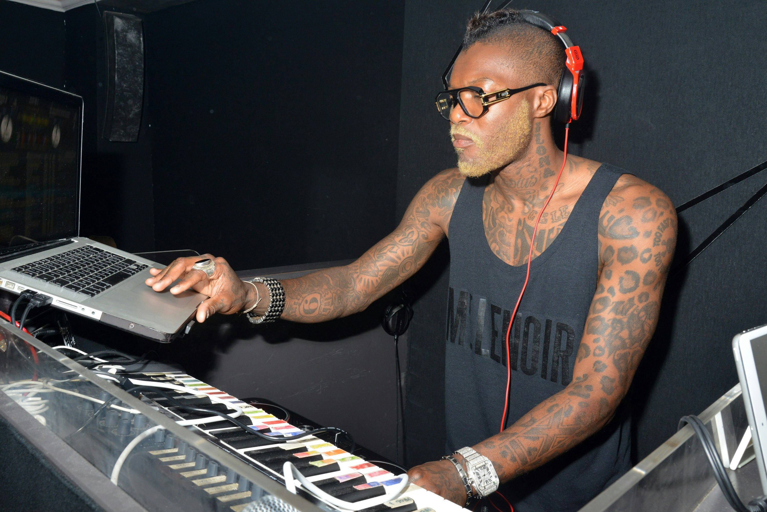 Djibril Cisse DJ Party At The Calavados  : Day 5 - The 68th Annual Cannes Film Festival