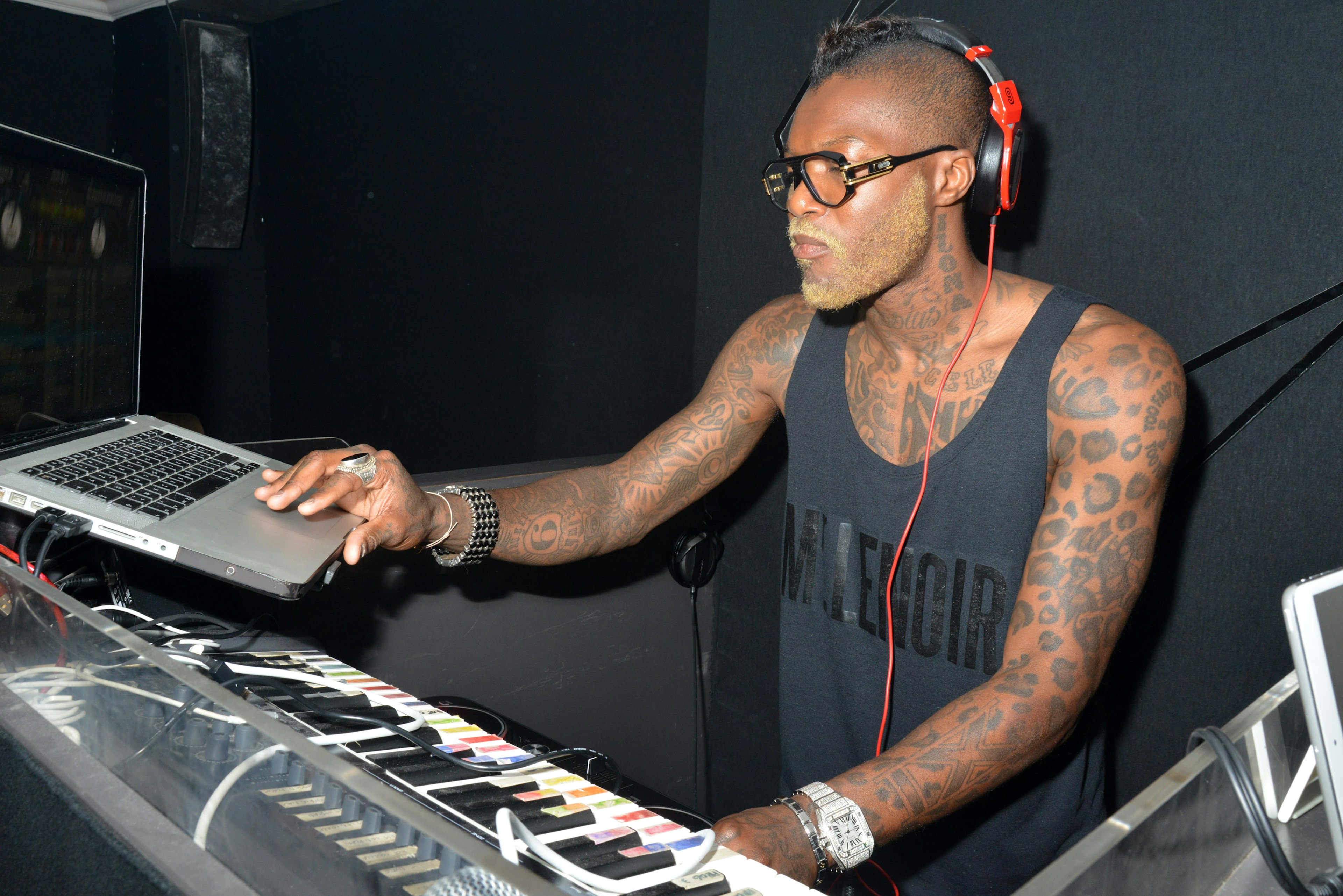 Djibril Cisse DJ Party At The Calavados : Day 5 - The 68th Annual Cannes Film Festival