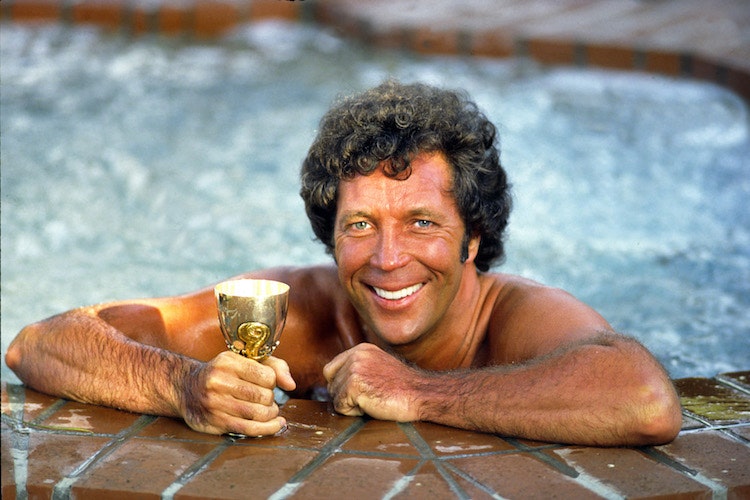 Tom Jones At Home In Beverly Hills
