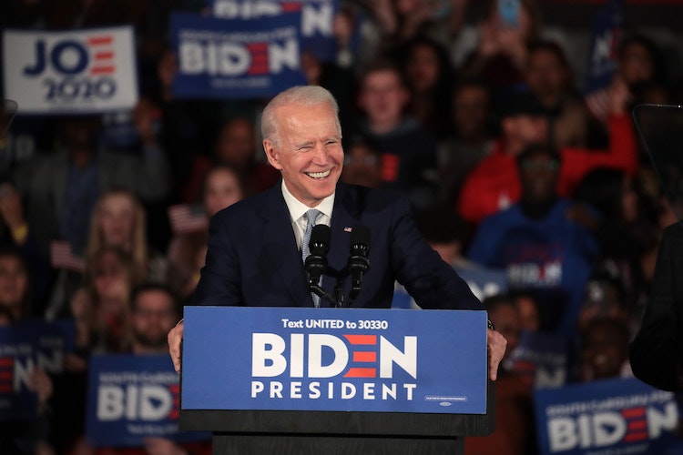 Democratic Presidential Candidate Joe Biden Holds South Carolina Primary Night Event In Columbia