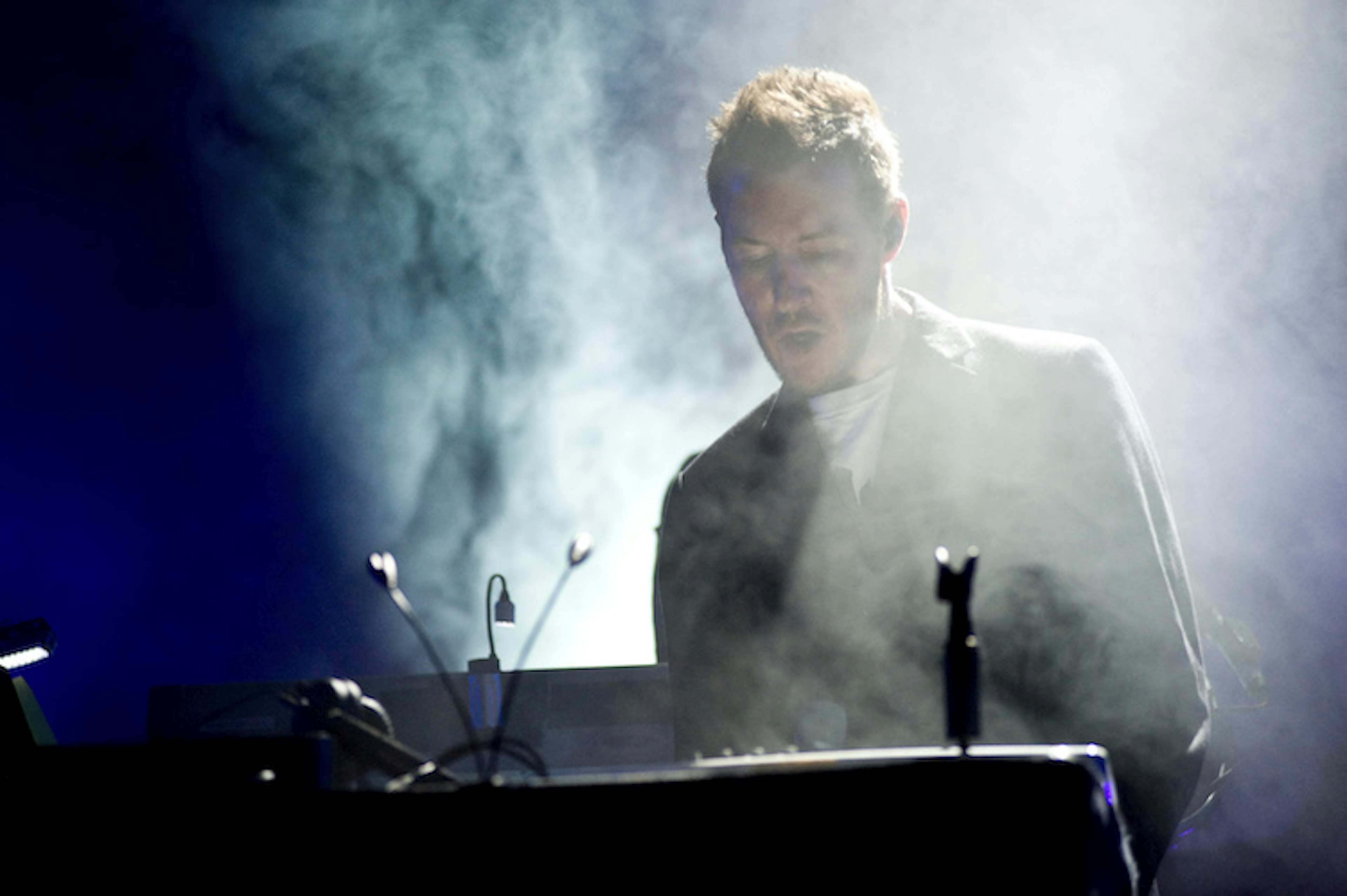 Massive Attack Perform At Pavello Olimpic In Barcelona