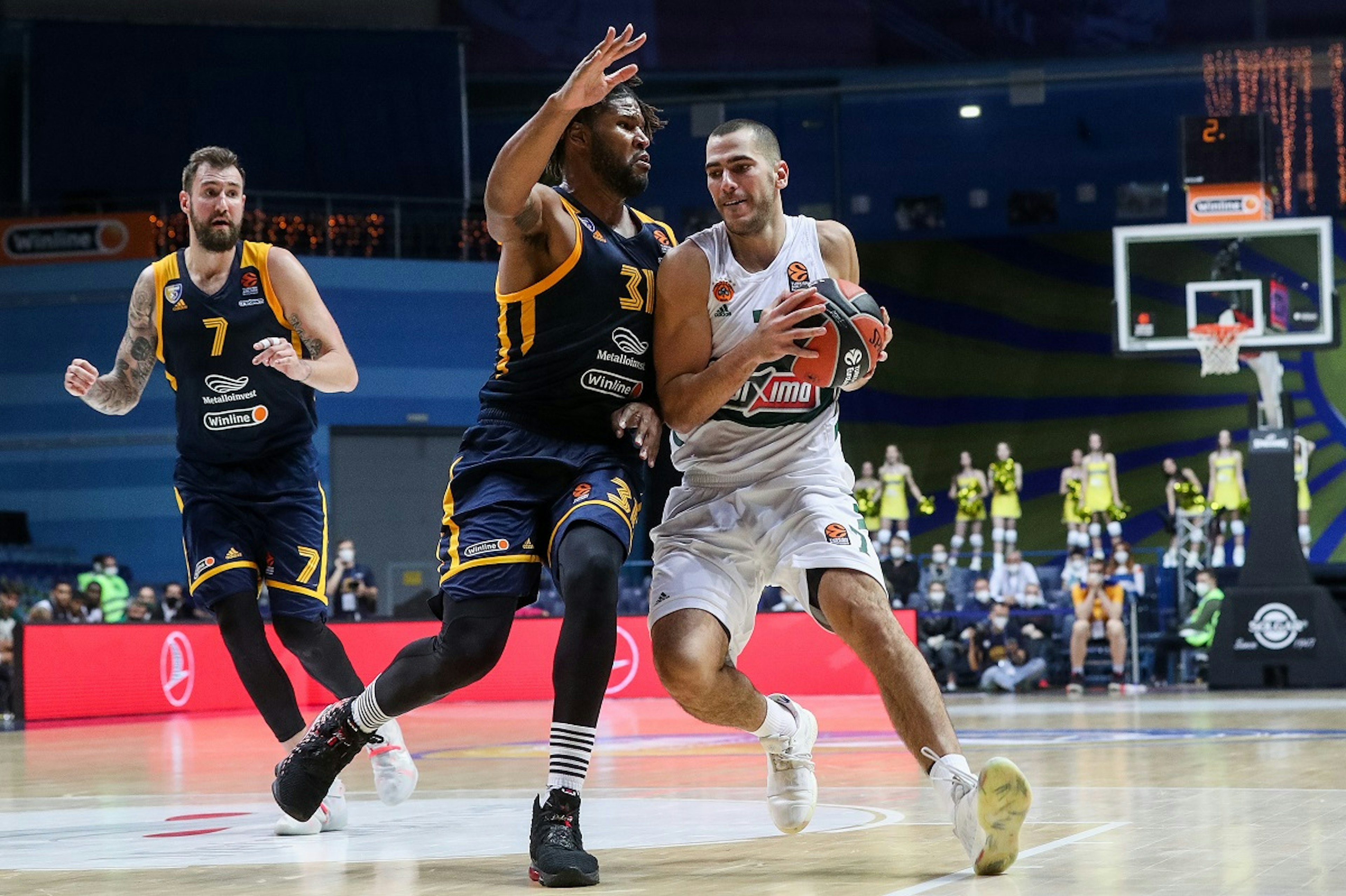 Euroliga: BC Khimki 76 - 78 Panathinaikos