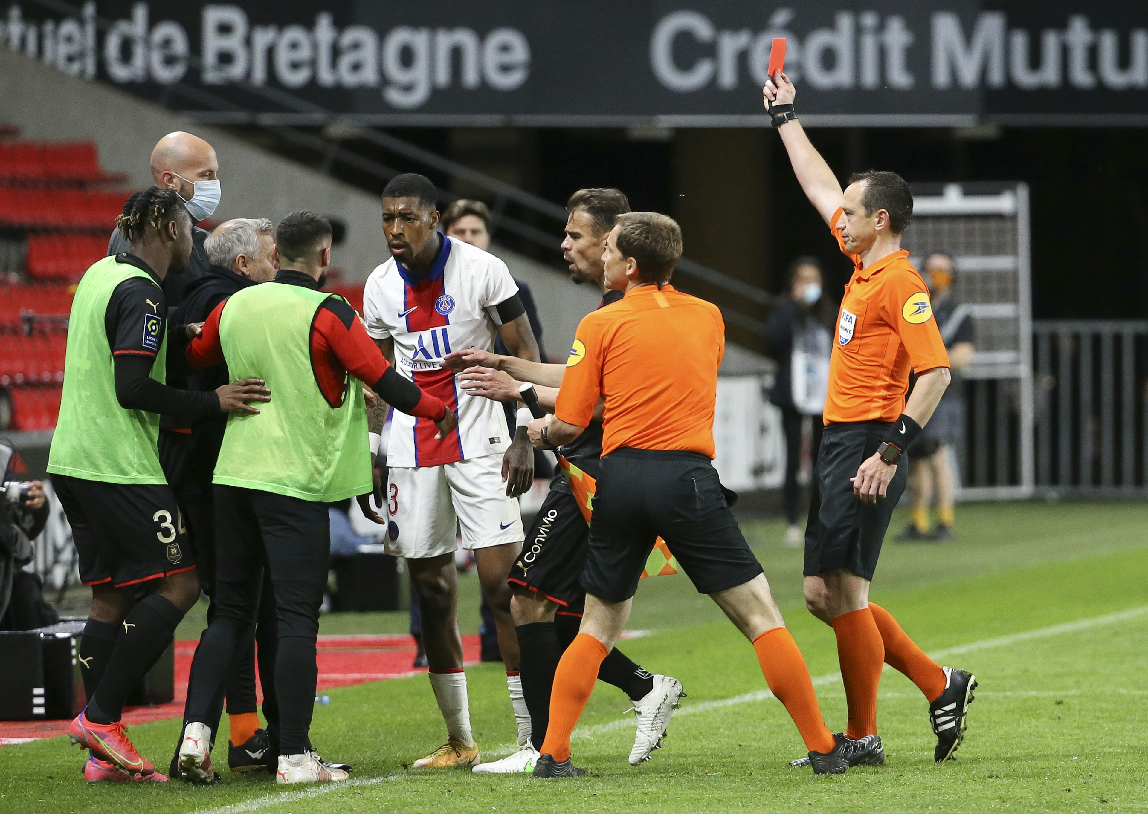 Presnel Kimpembe: Stade Rennais v Paris Saint-Germain - Ligue 1