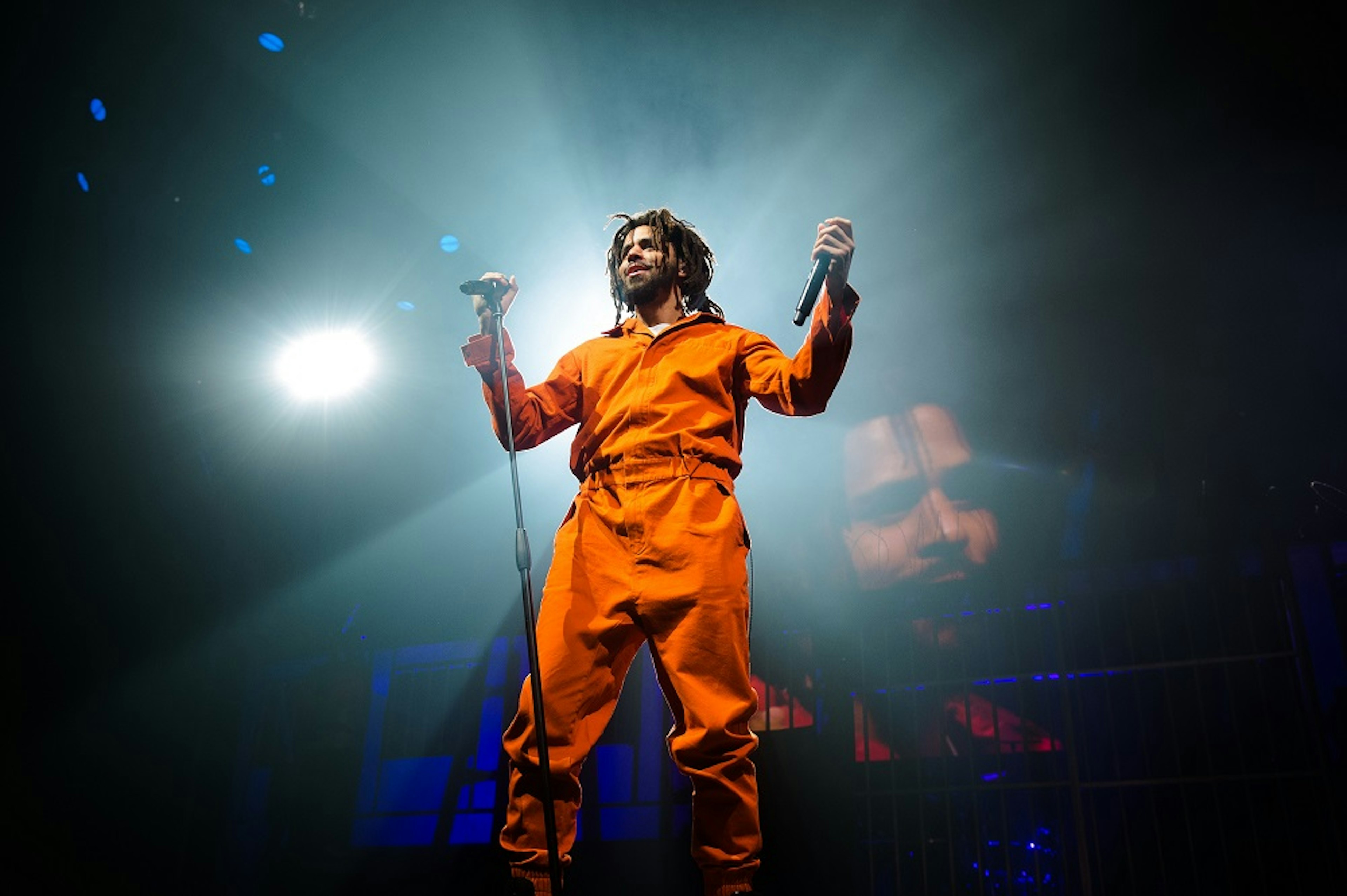 J. Cole Performs at Le Zenith