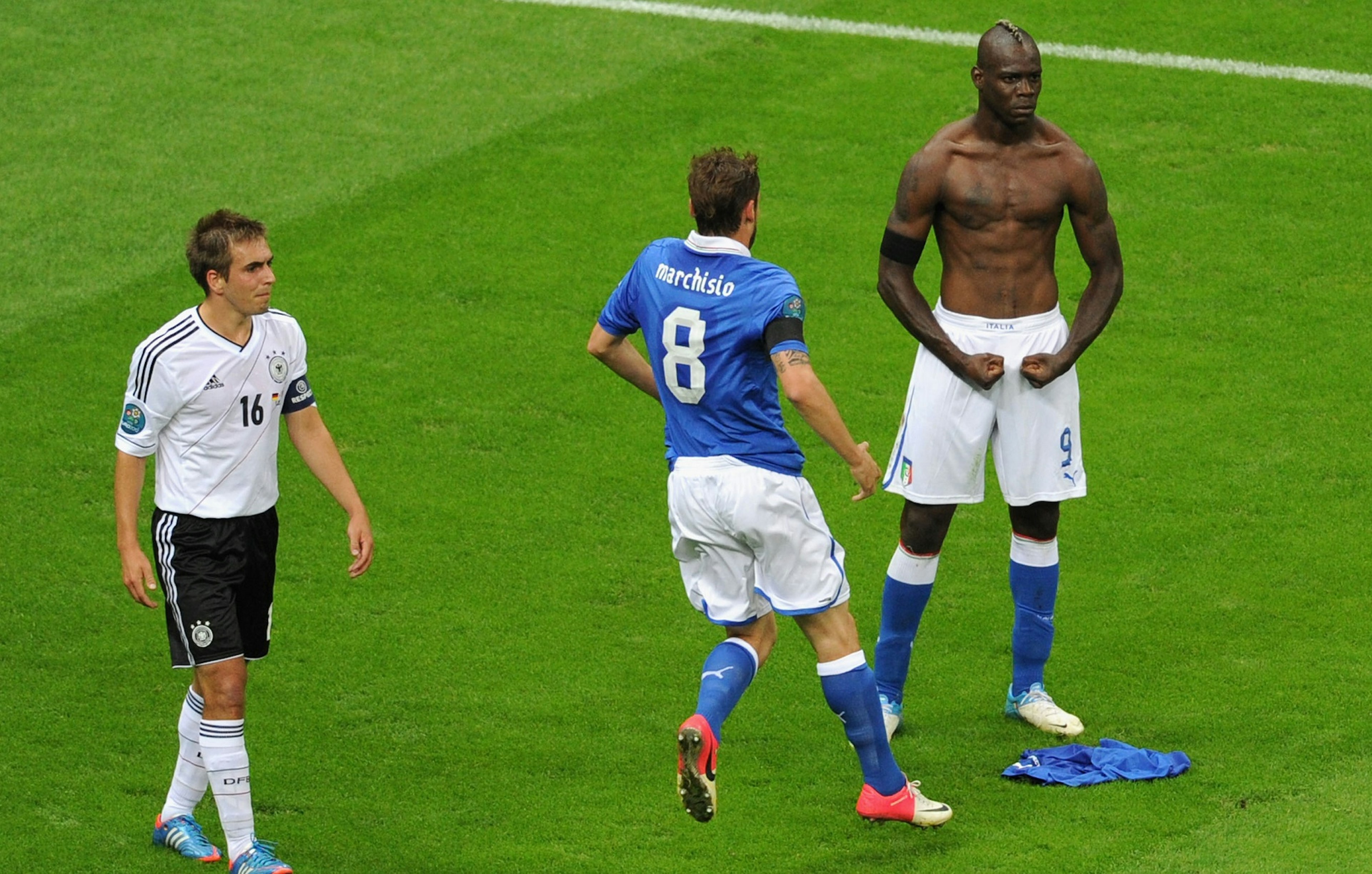 Germany v Italy - UEFA EURO 2012 Semi Final - Mario Balotelli