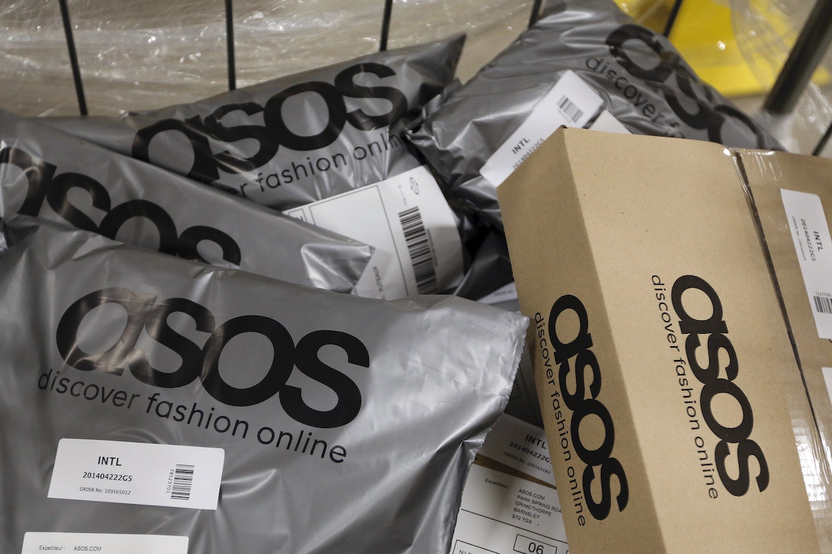 Distribution Operations Inside Online Retailer Asos Plc's Warehouse