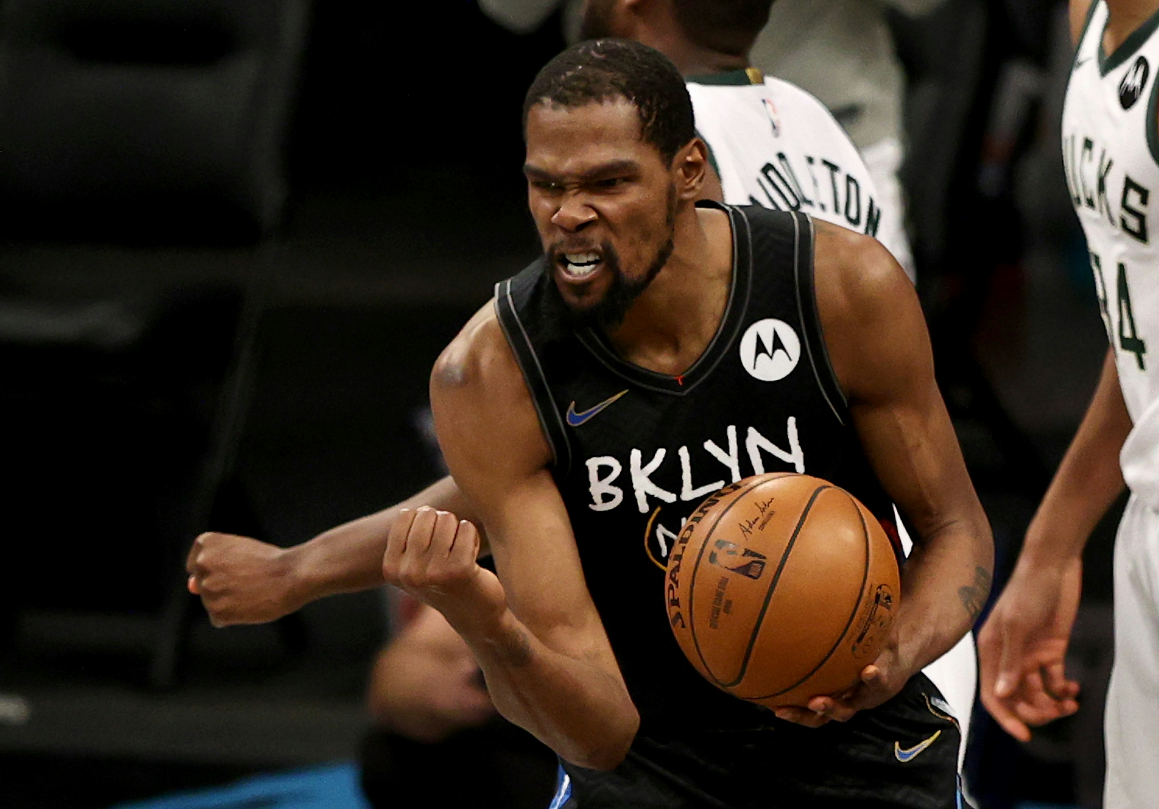 Kevin Durant. Milwaukee Bucks v Brooklyn Nets - Game Five