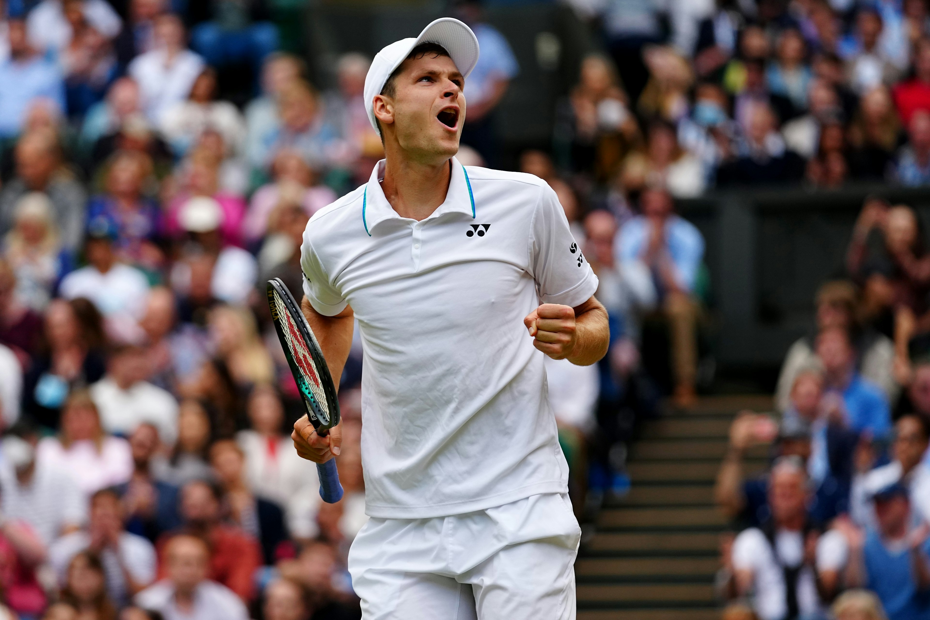 Wimbledon. Hubert Hurkacz vs Roger Federer