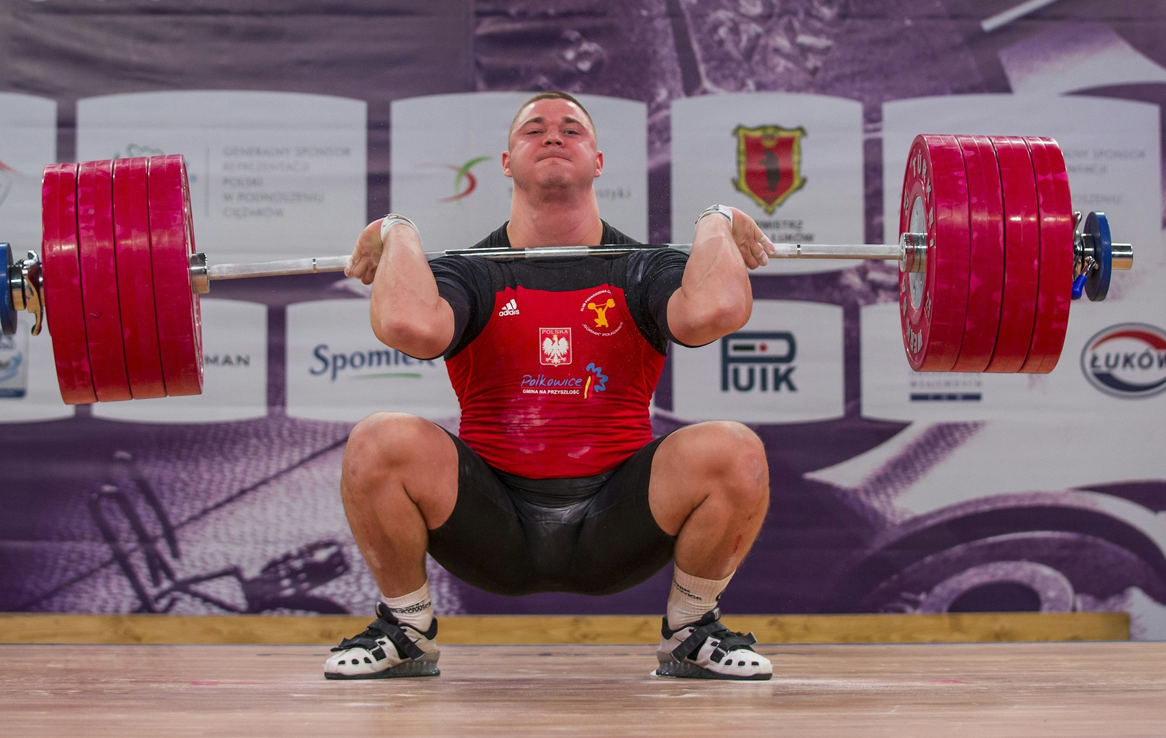 Podnoszenie ciężarów. Arkadiusz Michalski