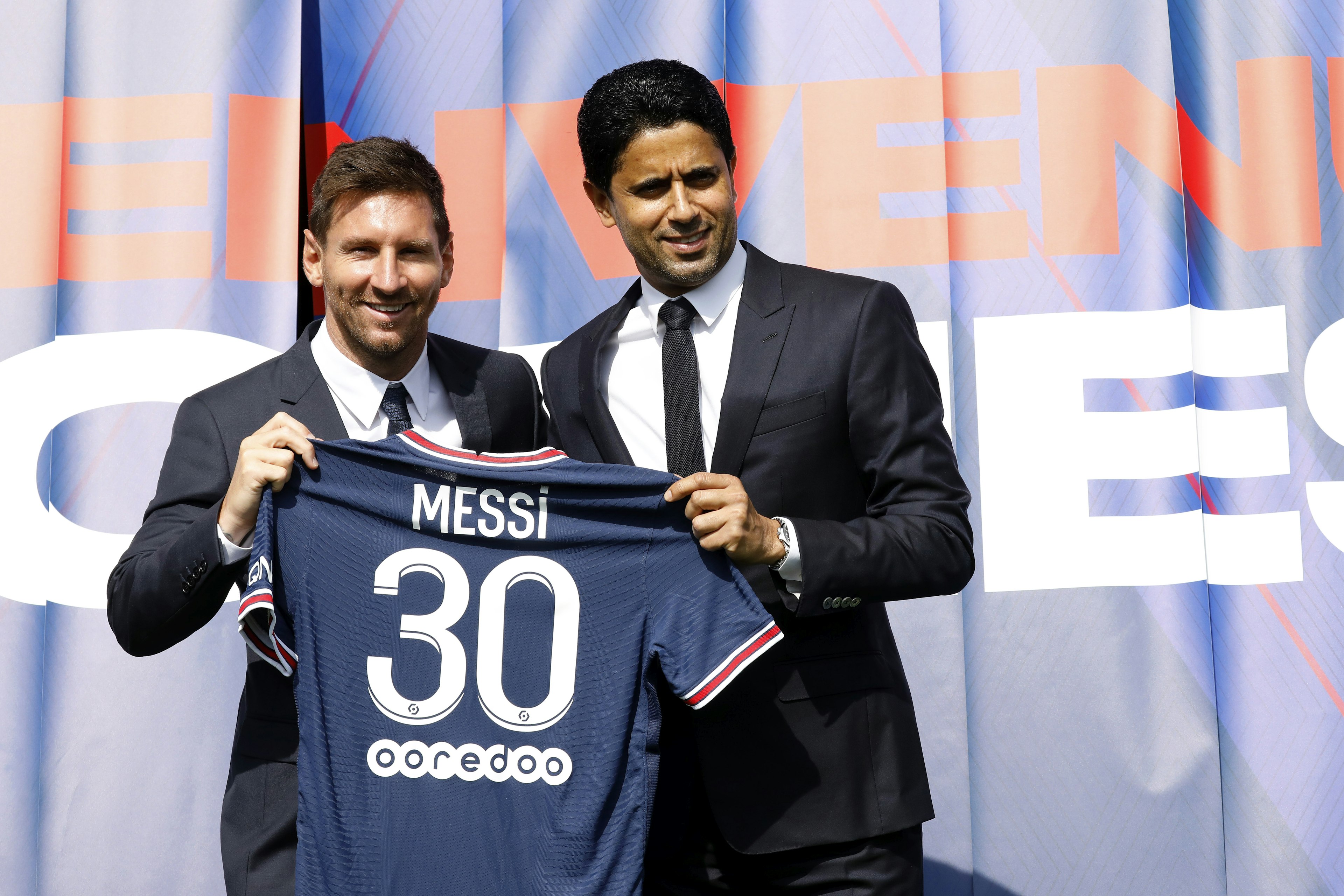 Paris Saint-Germain Formally Presents Lionel Messi At Parc des Princes