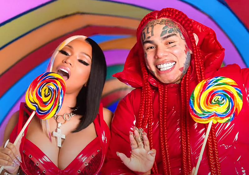 6ix9ine i Nicki Minaj pobili hip-hopowy rekord największej liczby wyświetleń w 24 godziny