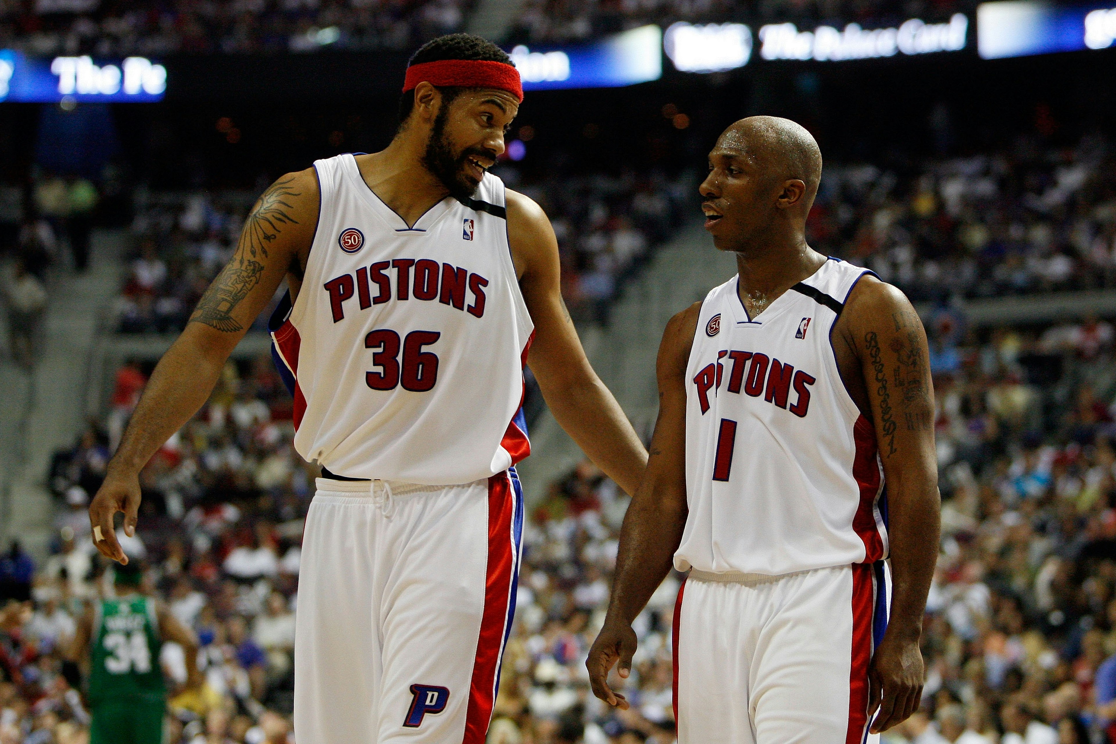 NBA. Detroit Pistons - Rasheed Wallace i Chauncey Billups