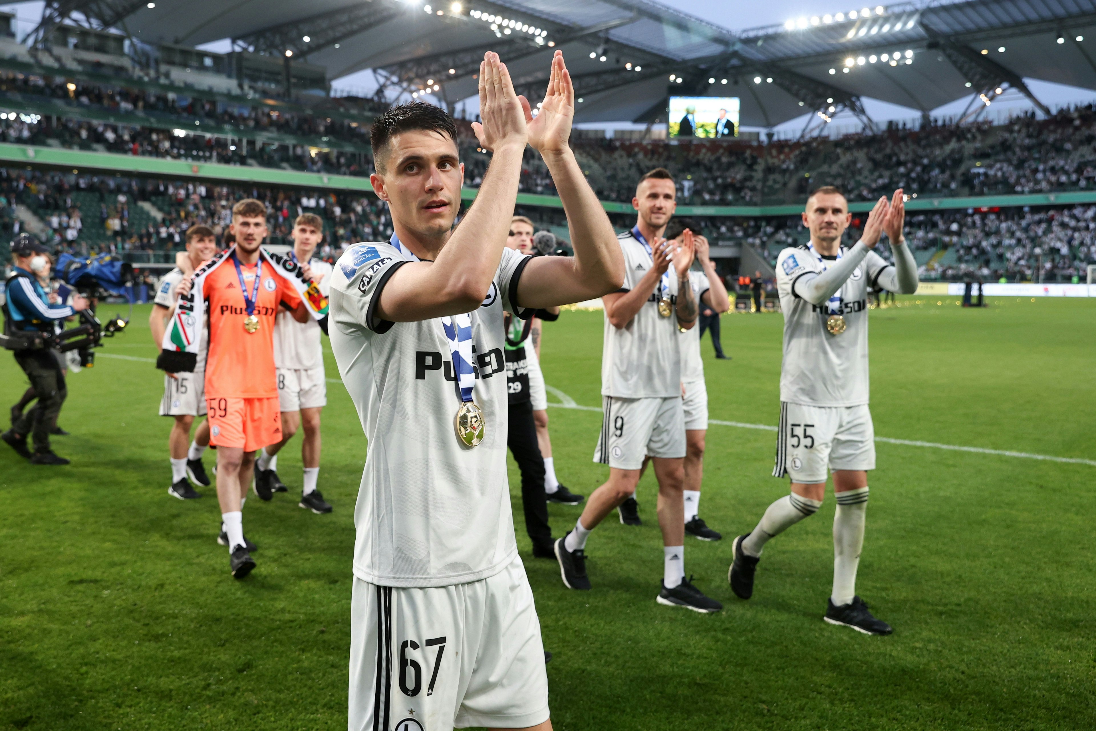 Pilka nozna. PKO Ekstraklasa. Legia Warszawa - Podbeskidzie Bielsko-Biala. 16.05.2021