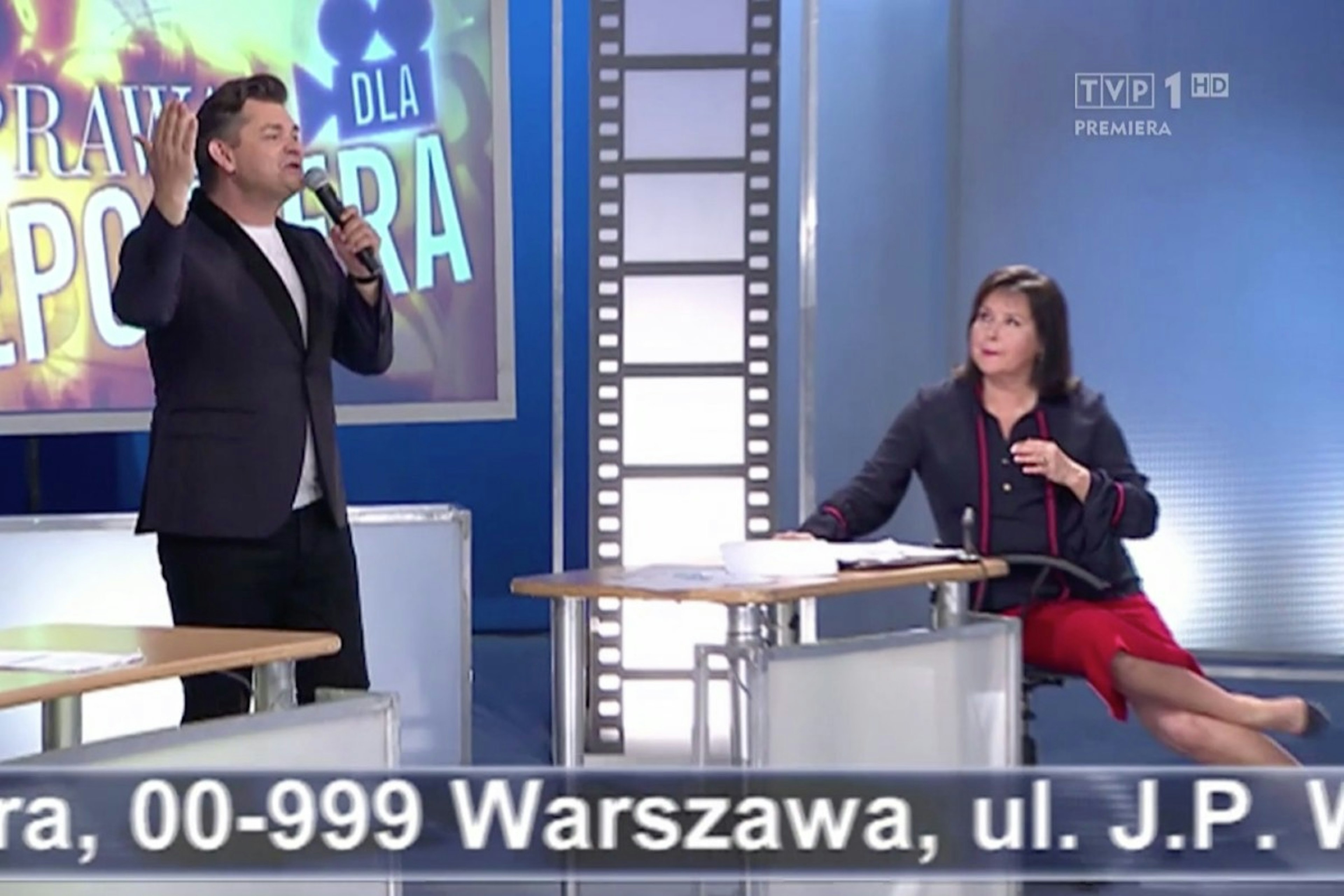 Zenek Martyniuk i Elżbieta Jaworowicz w "Sprawie dla reportera" / 16.11.2020, TVP