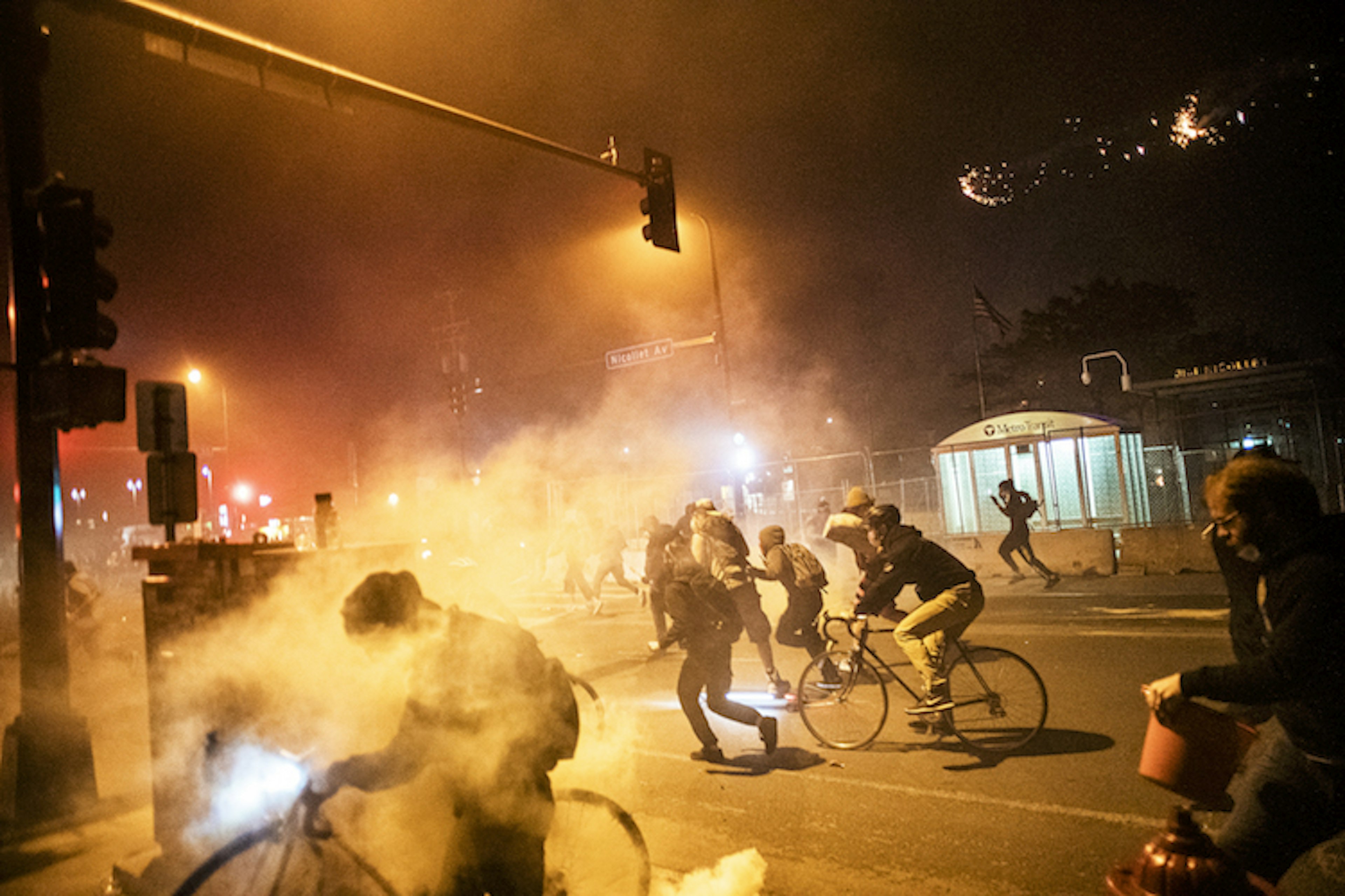 The fourth day of unrest in Minneapolis after the death of George Floyd in police custody