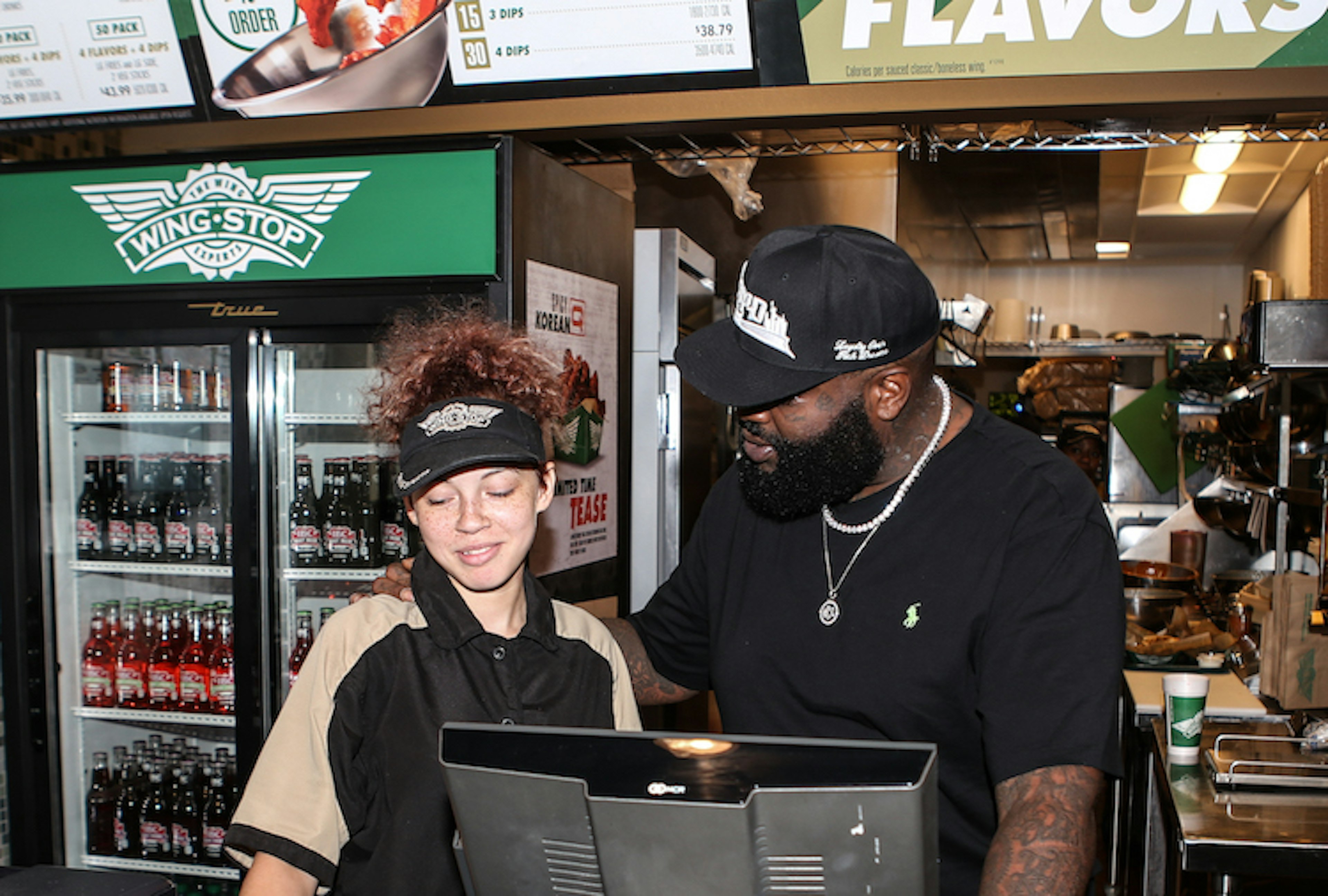 Rick Ross Visits Wingstop