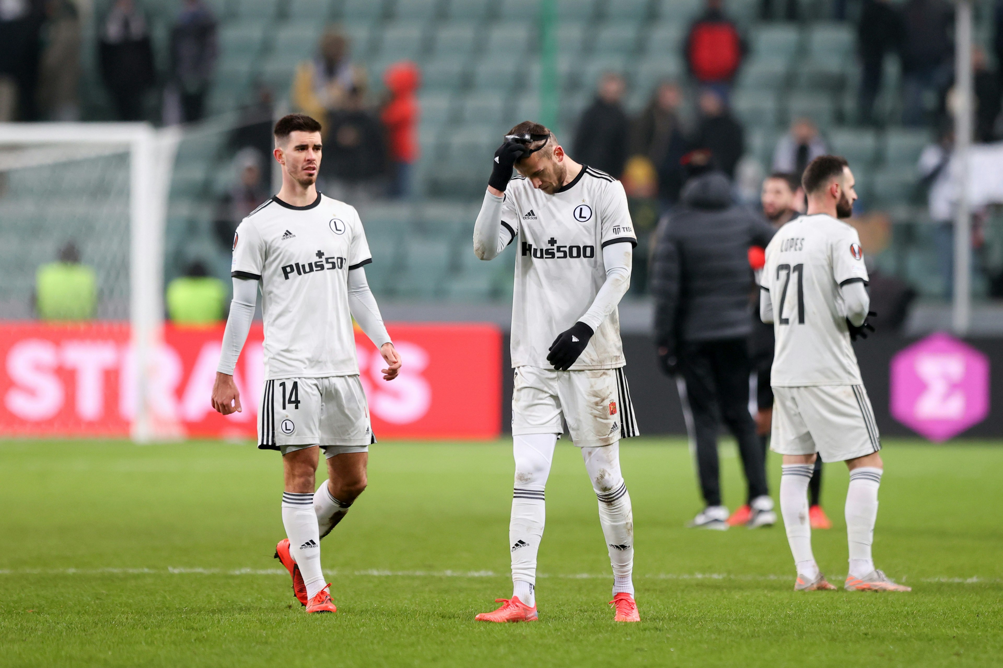 Pilka nozna. Liga Europy. Legia Warszawa - Spartak Moskwa. 09.12.2021