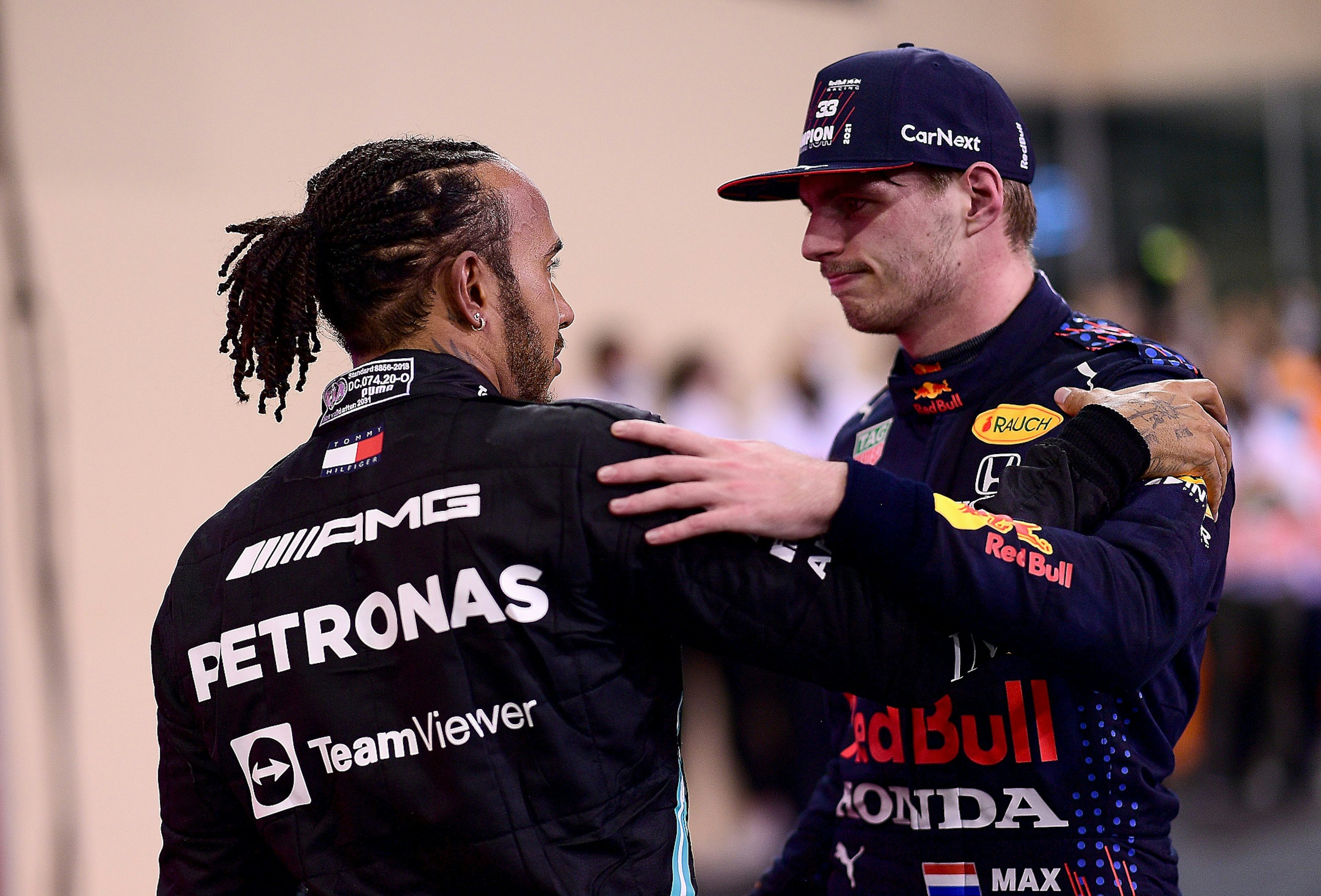 Lewis Hamilton i Max Verstappen