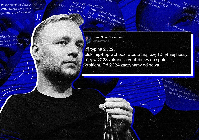 Załamanie koniunktury na polski hip-hop w 2023 roku? Analizujemy prognozę Solara