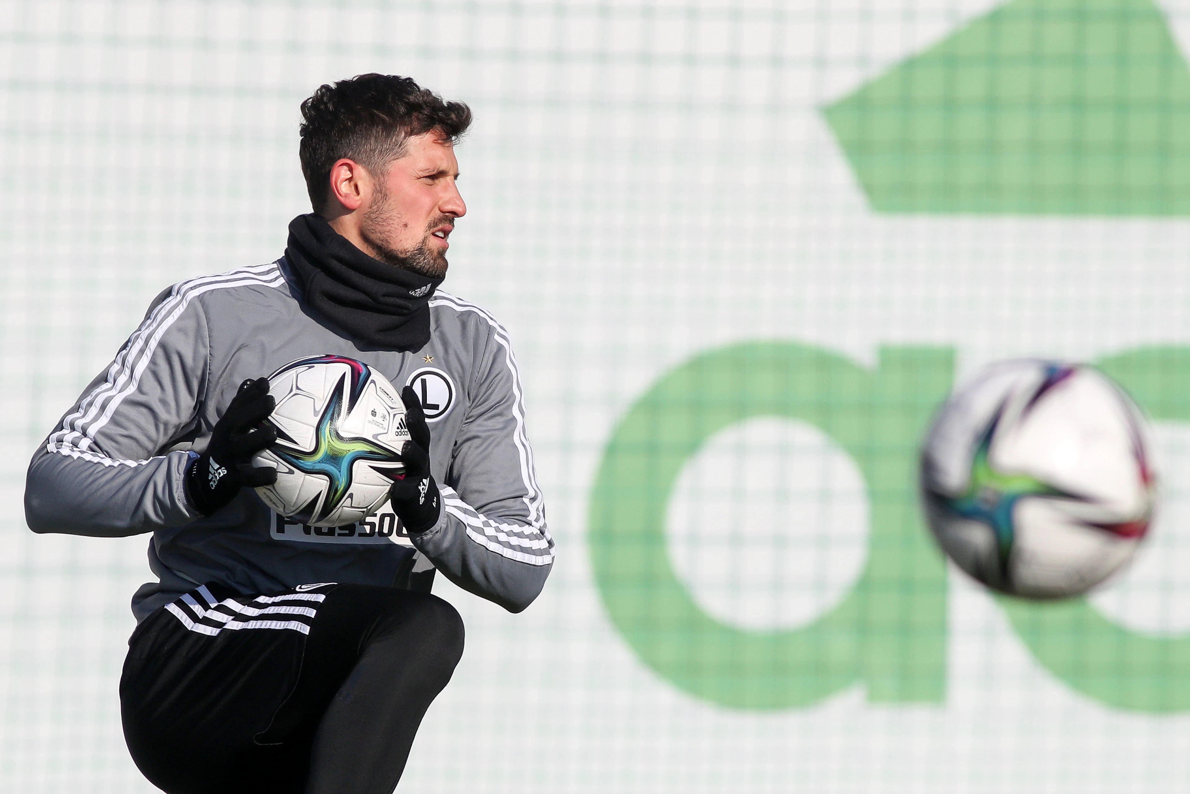 Pilka nozna. PKO Ekstraklasa. Legia Warszawa. Trening. 18.02.2021