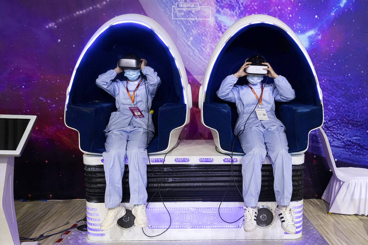 China VR technologia metawersum