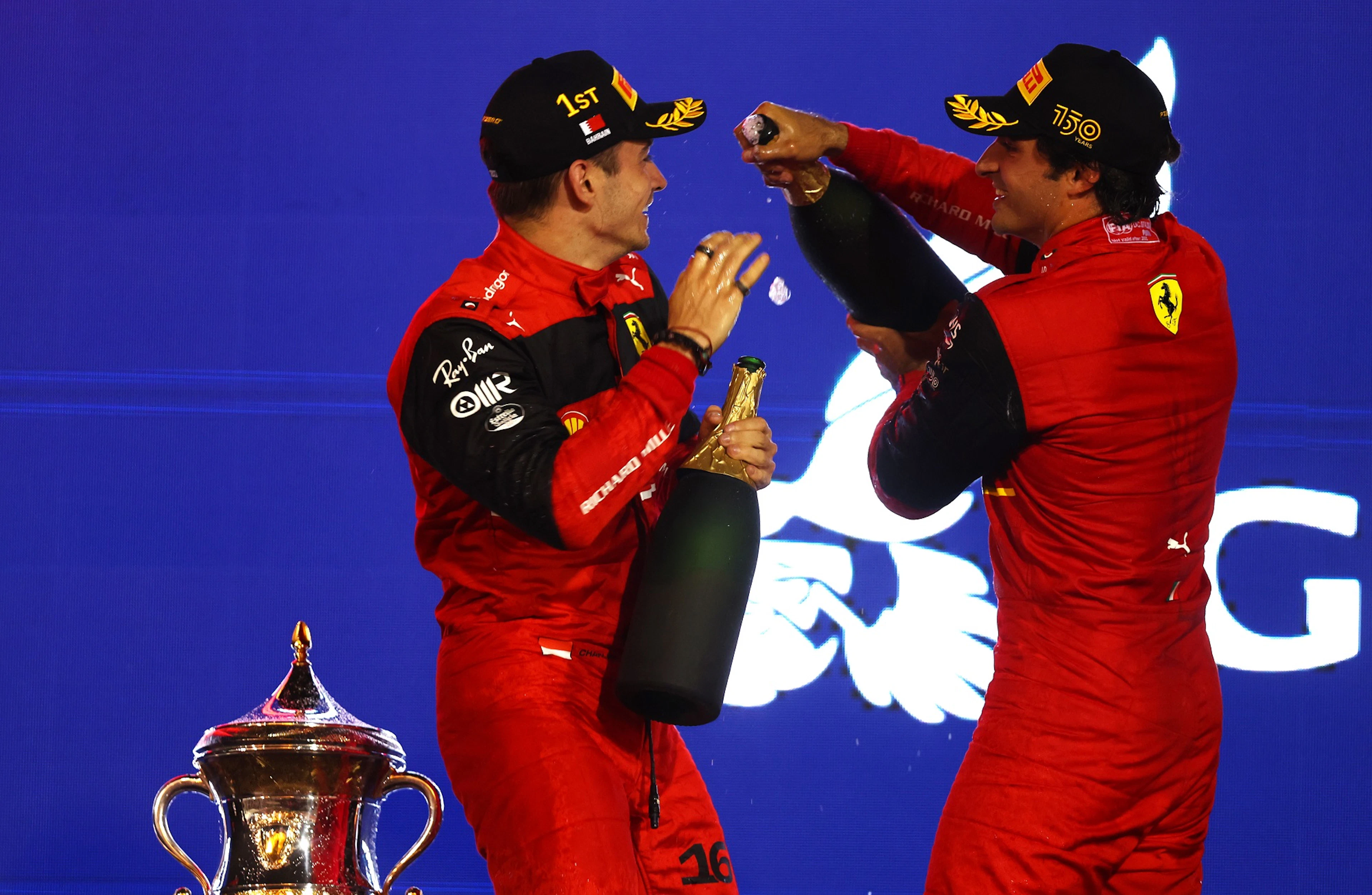 Charles Leclerc i Carlos Sainz Jr. - Ferrari