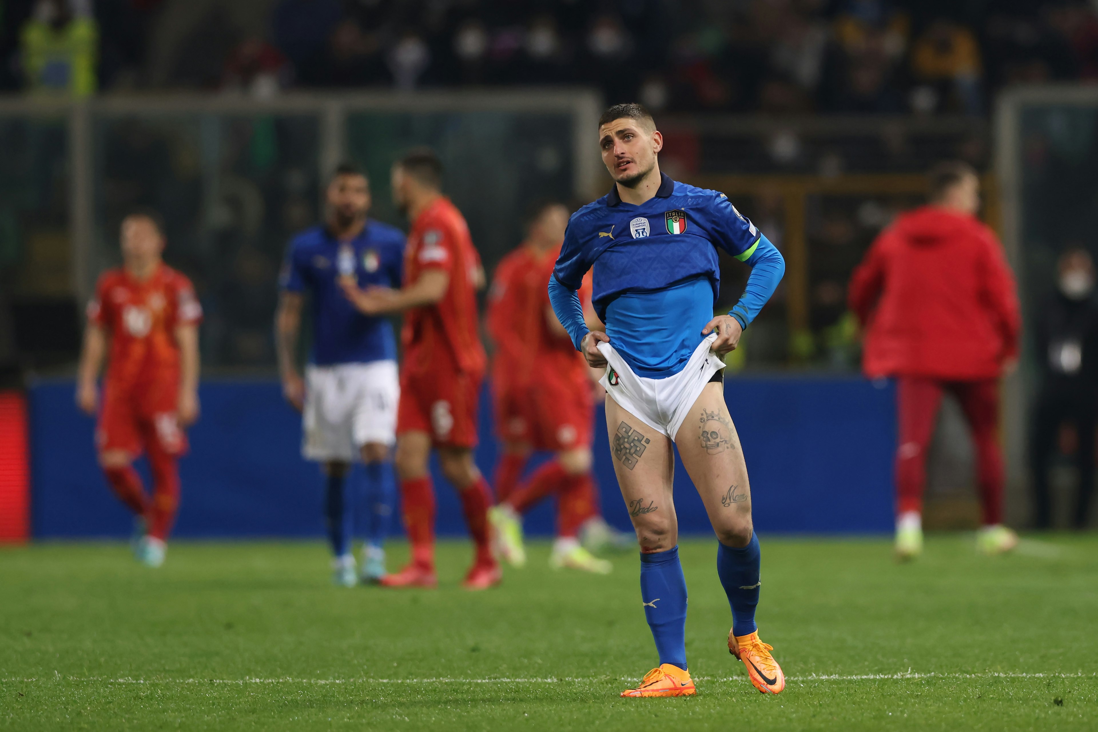 Italy v North Macedonia: Knockout Round Play-Offs - 2022 FIFA World Cup Qualifier