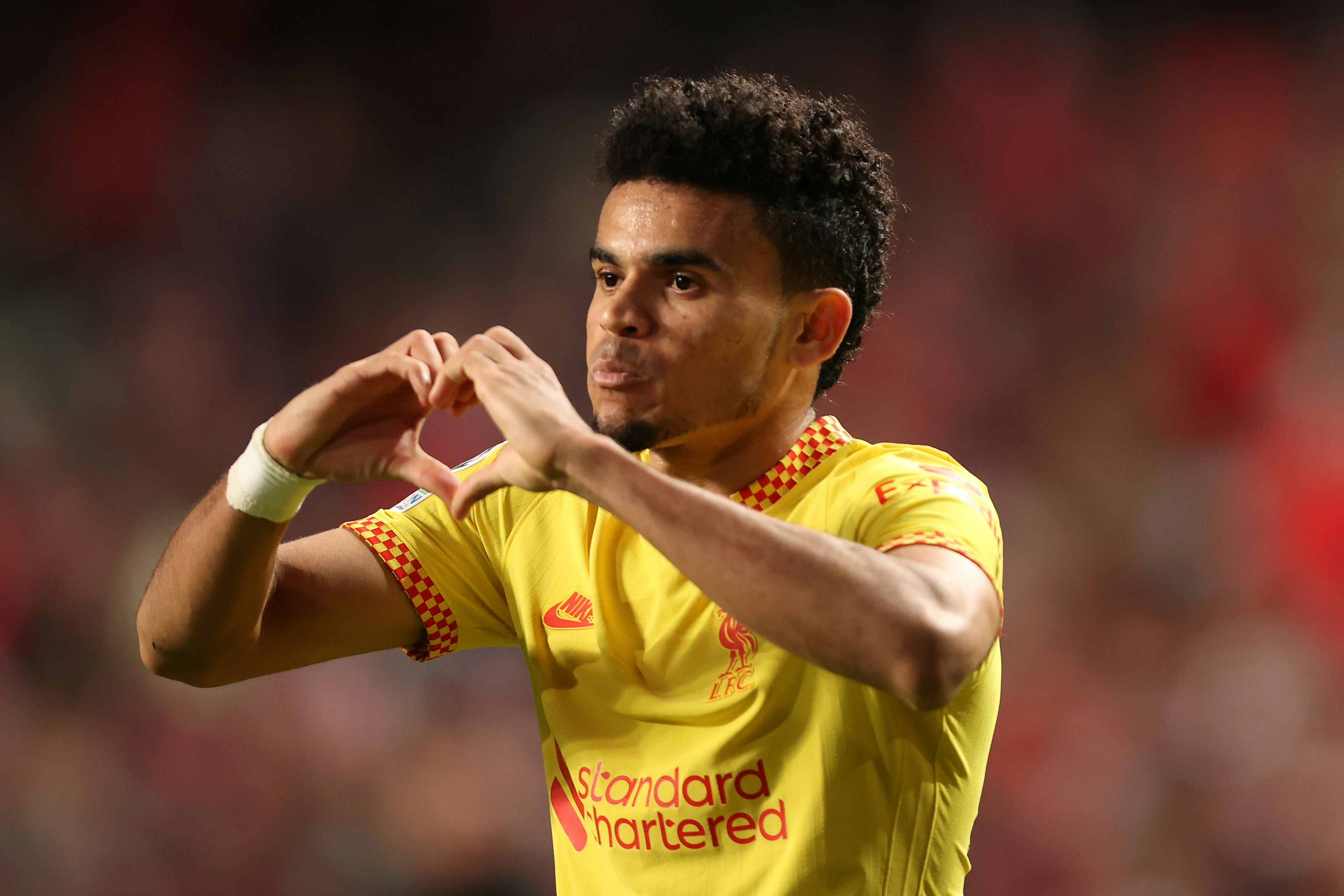 SL Benfica v Liverpool: Luis Diaz