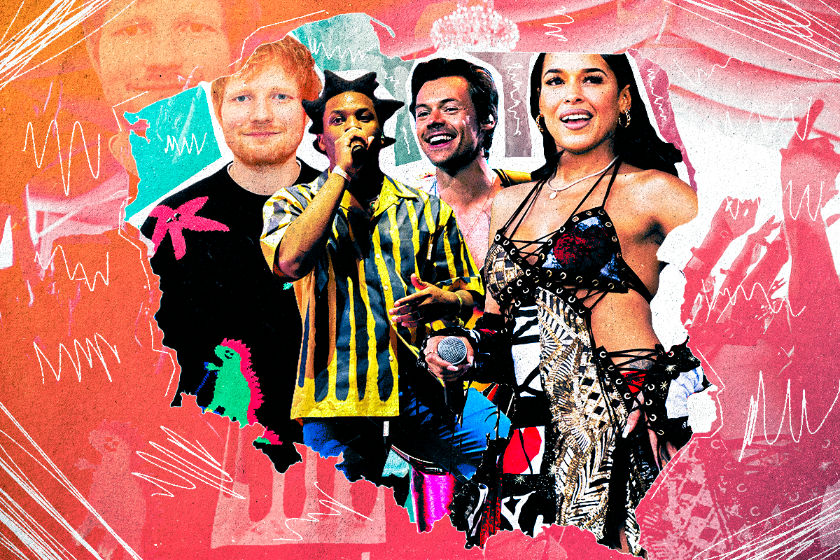 Ed Sheeran, Denzel Curry, Harry Styles, Princess Nokia