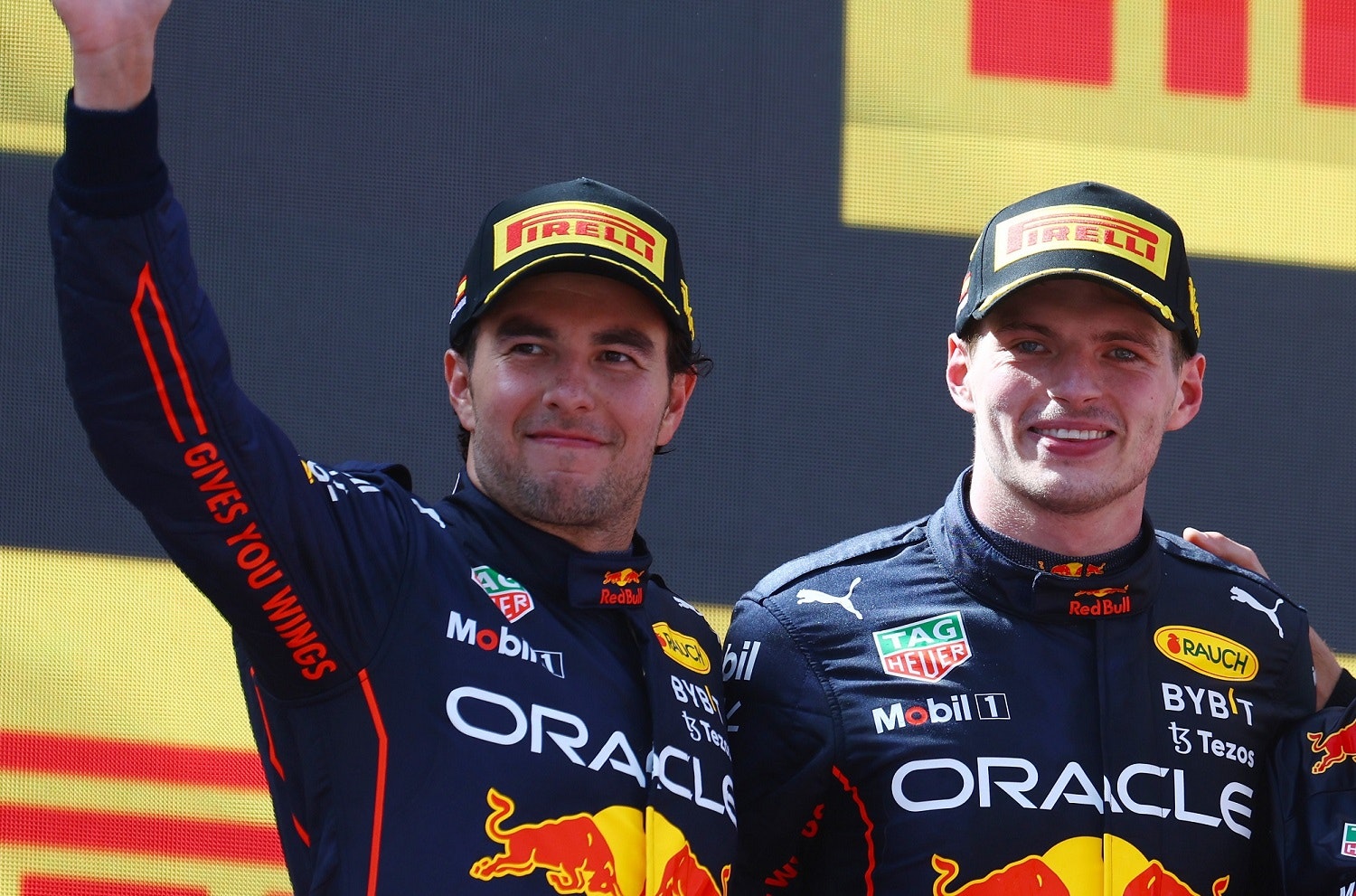 Sergio Perez i Max Verstappen