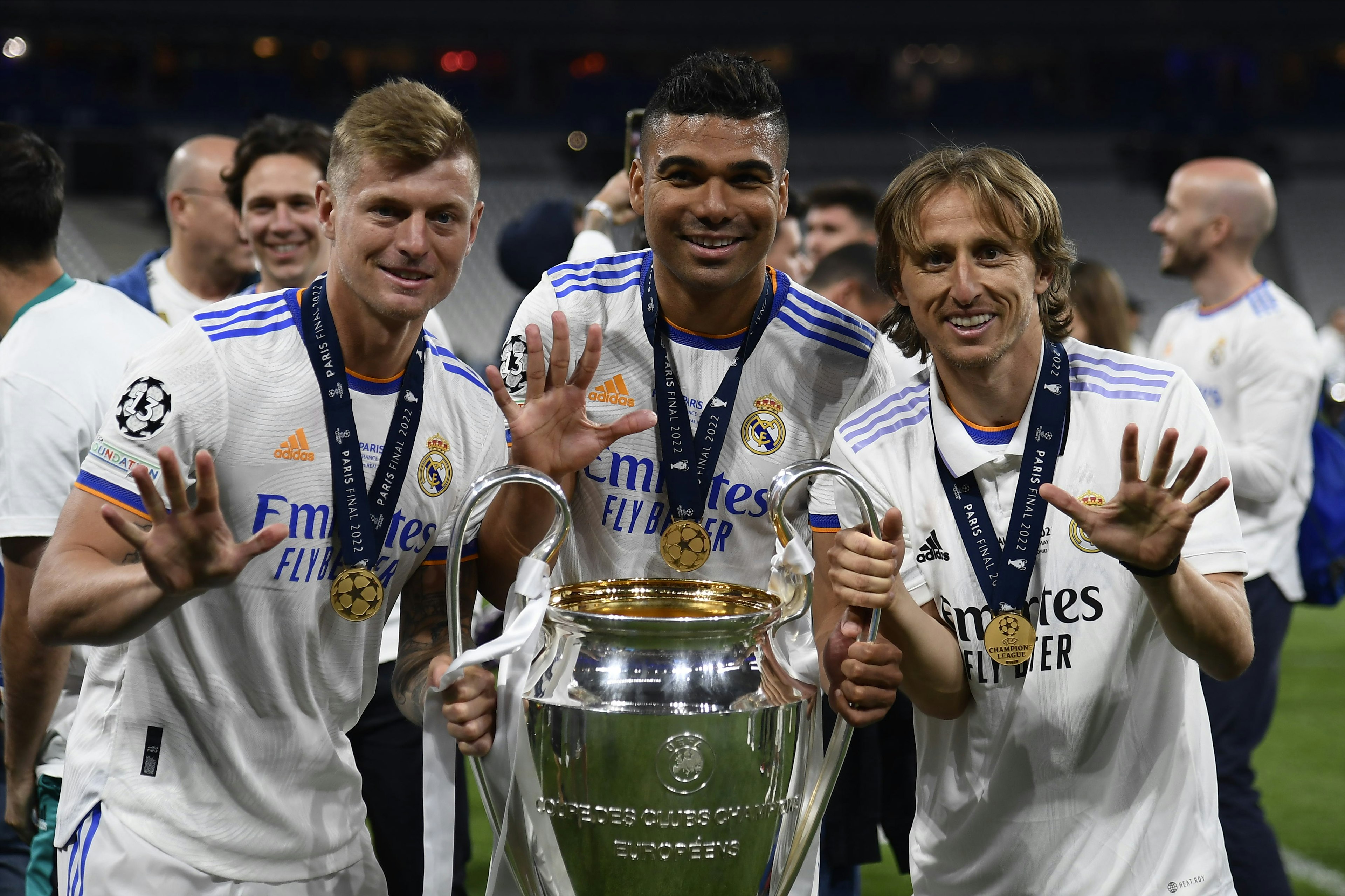 Toni Kroos Casemiro Luka Modrić