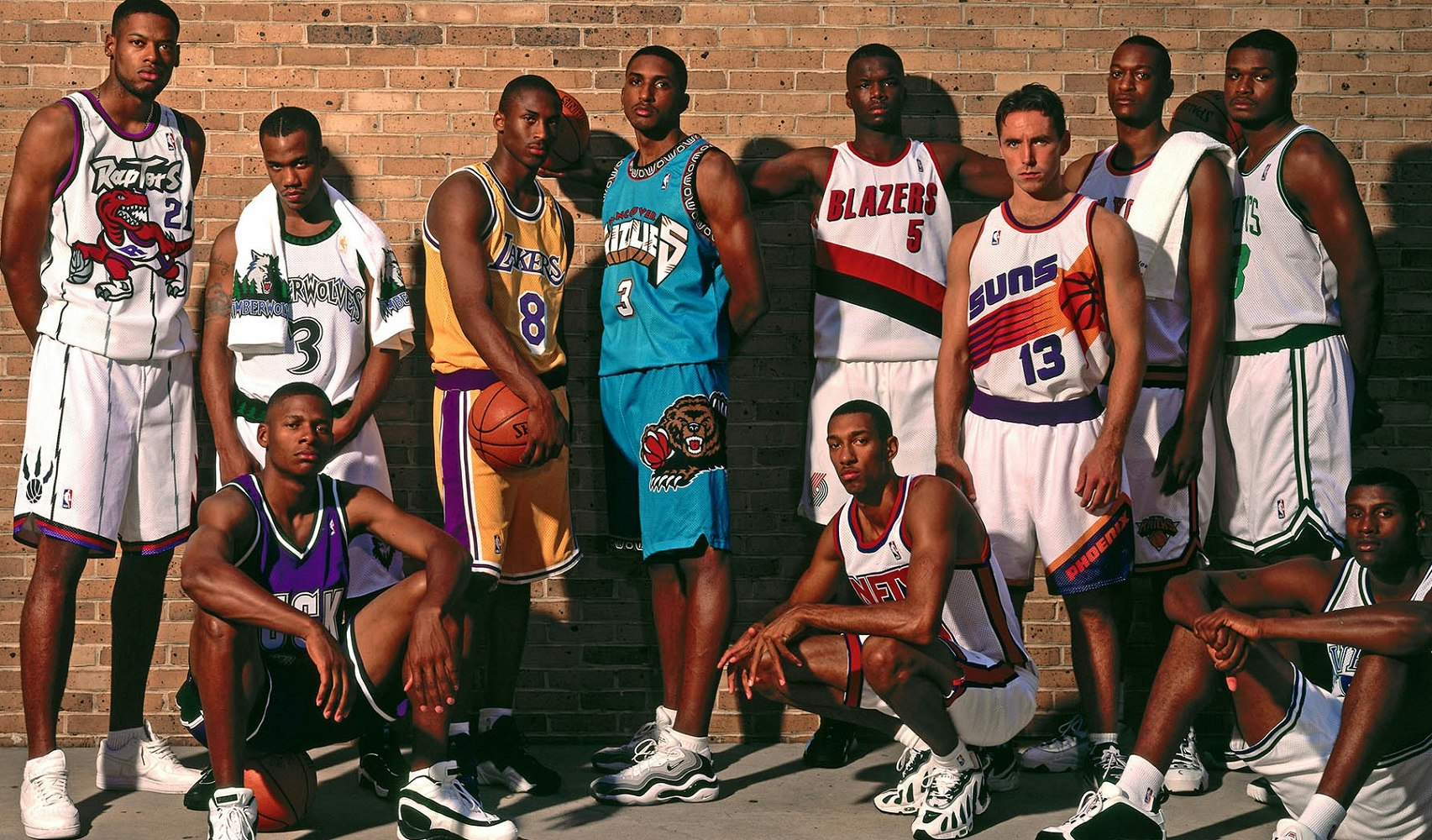 1996 NBA draft Rookie Photo Shoot
