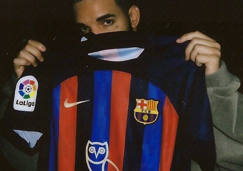 Logo wytwórni Drake’a pojawi się na koszulkach piłkarzy FC Barcelony w meczu z Realem Madryt