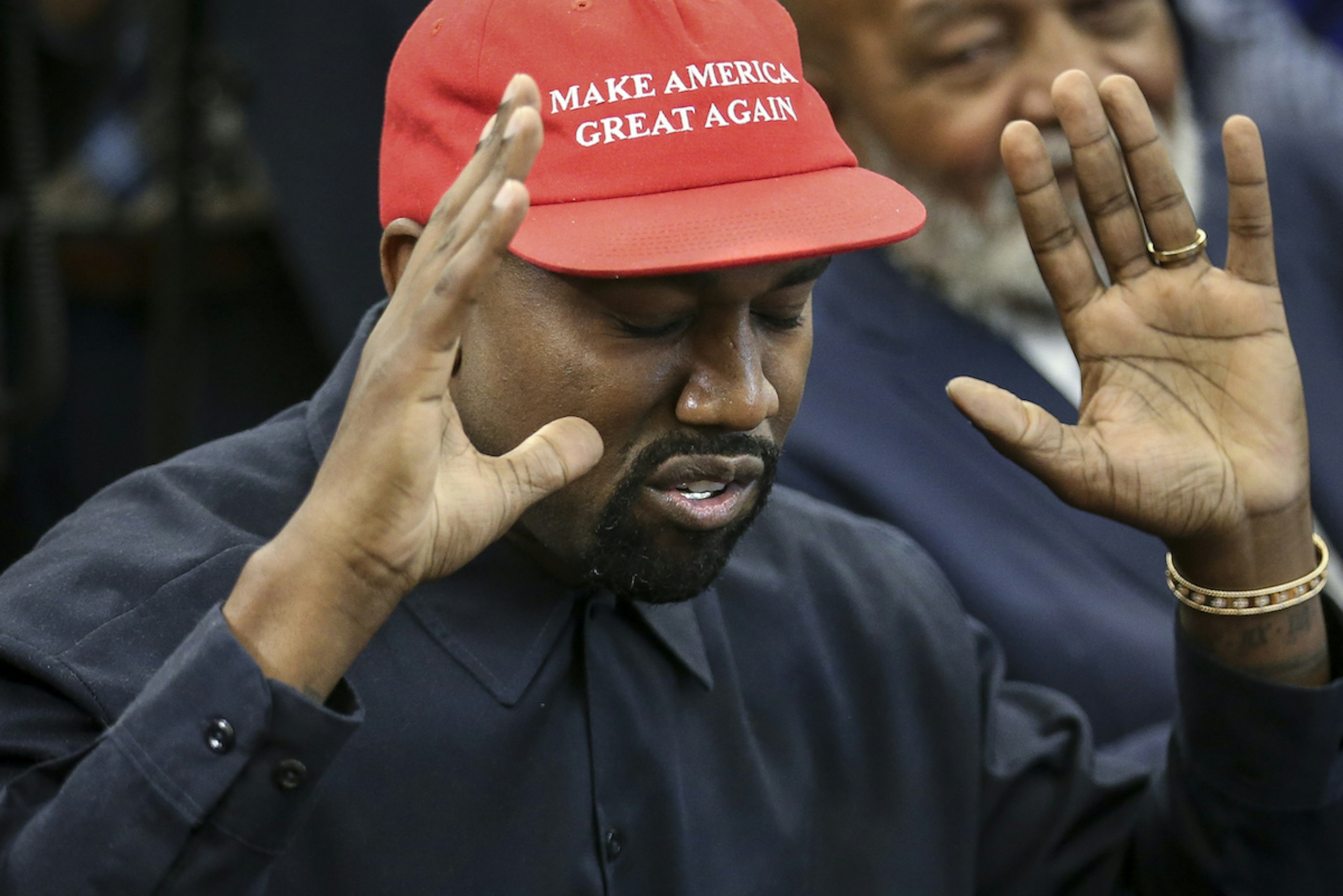 President Trump Hosts Kanye West And Former Football Player Jim Brown At The White House