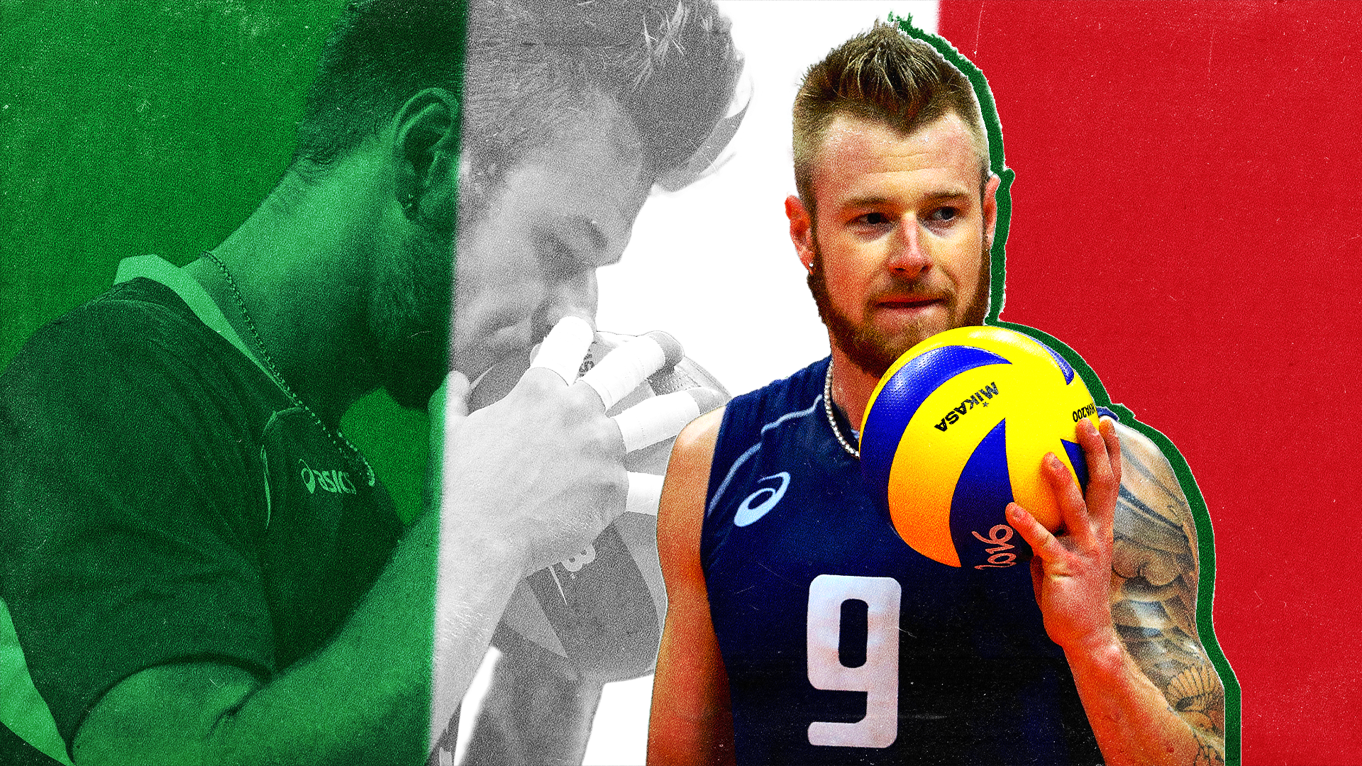 Ivan Zaytsev grafika siatkówka