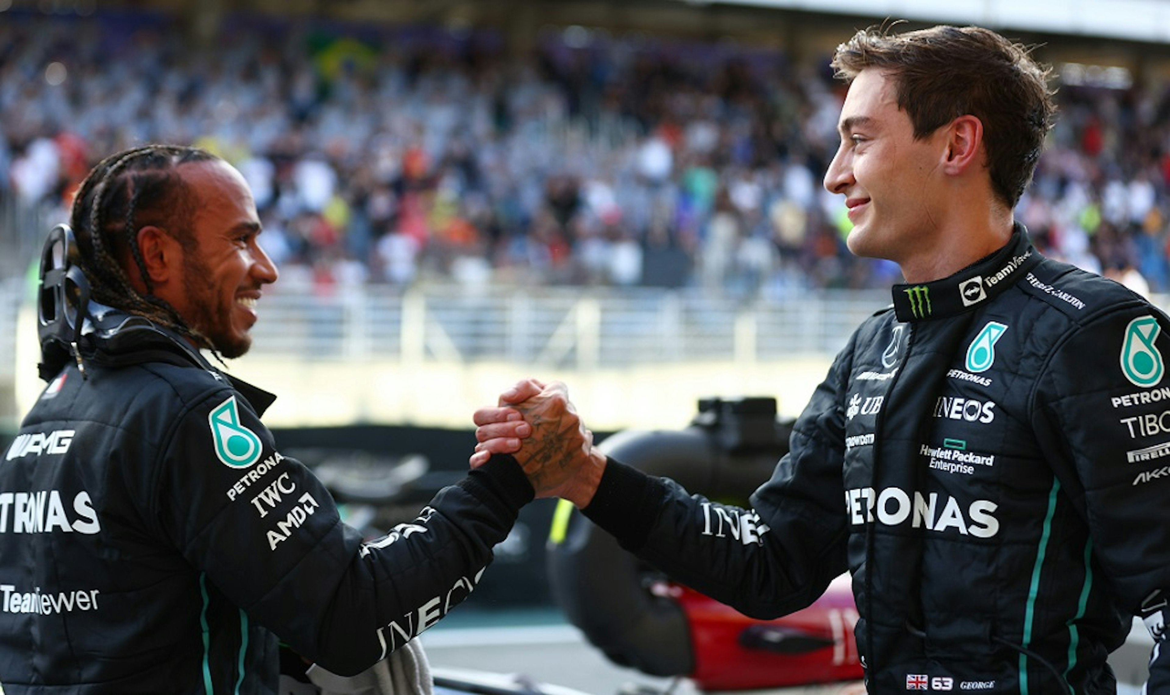 Lewis Hamilton i George Russell