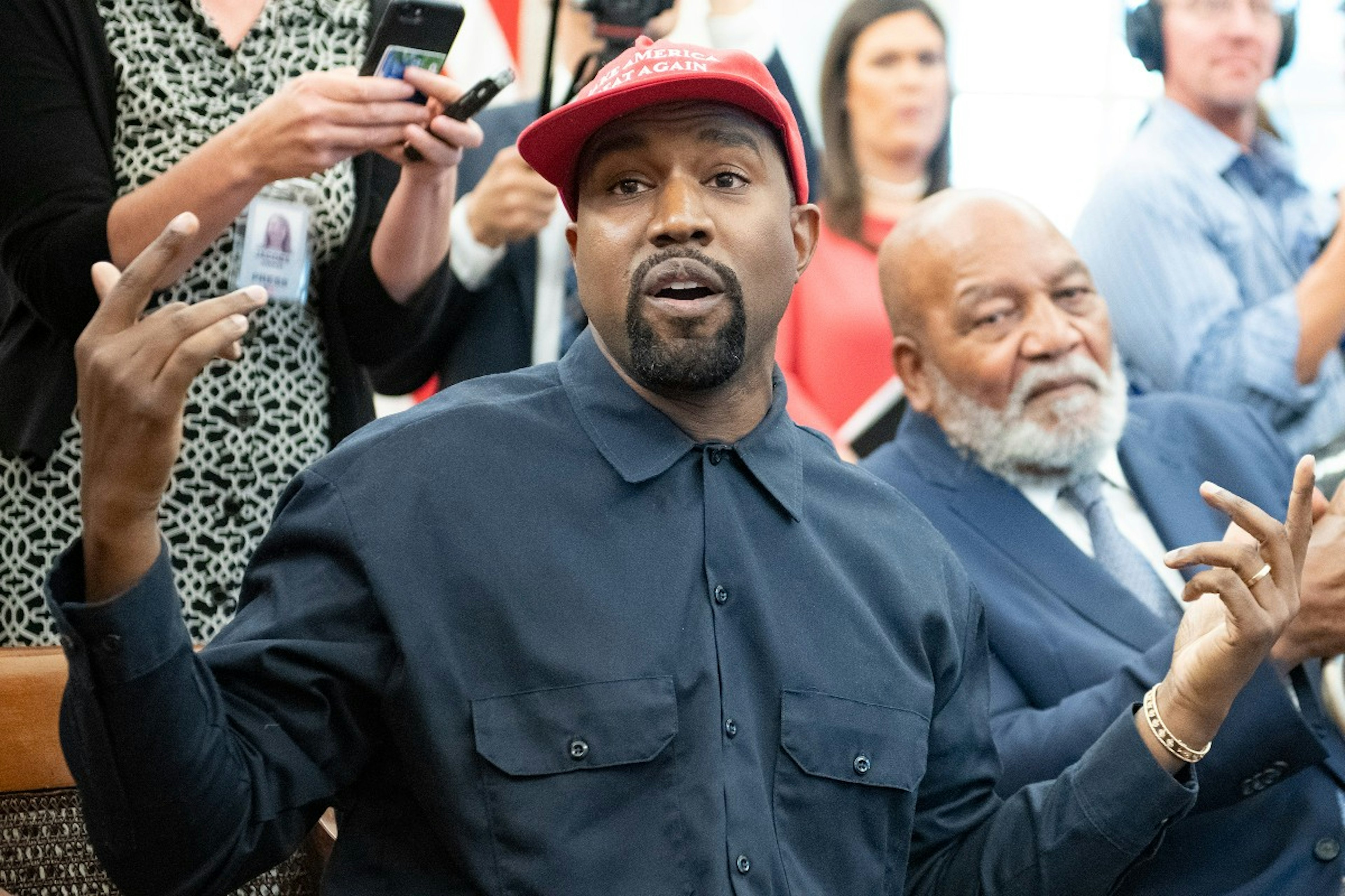 Kanye West i Jim Brown