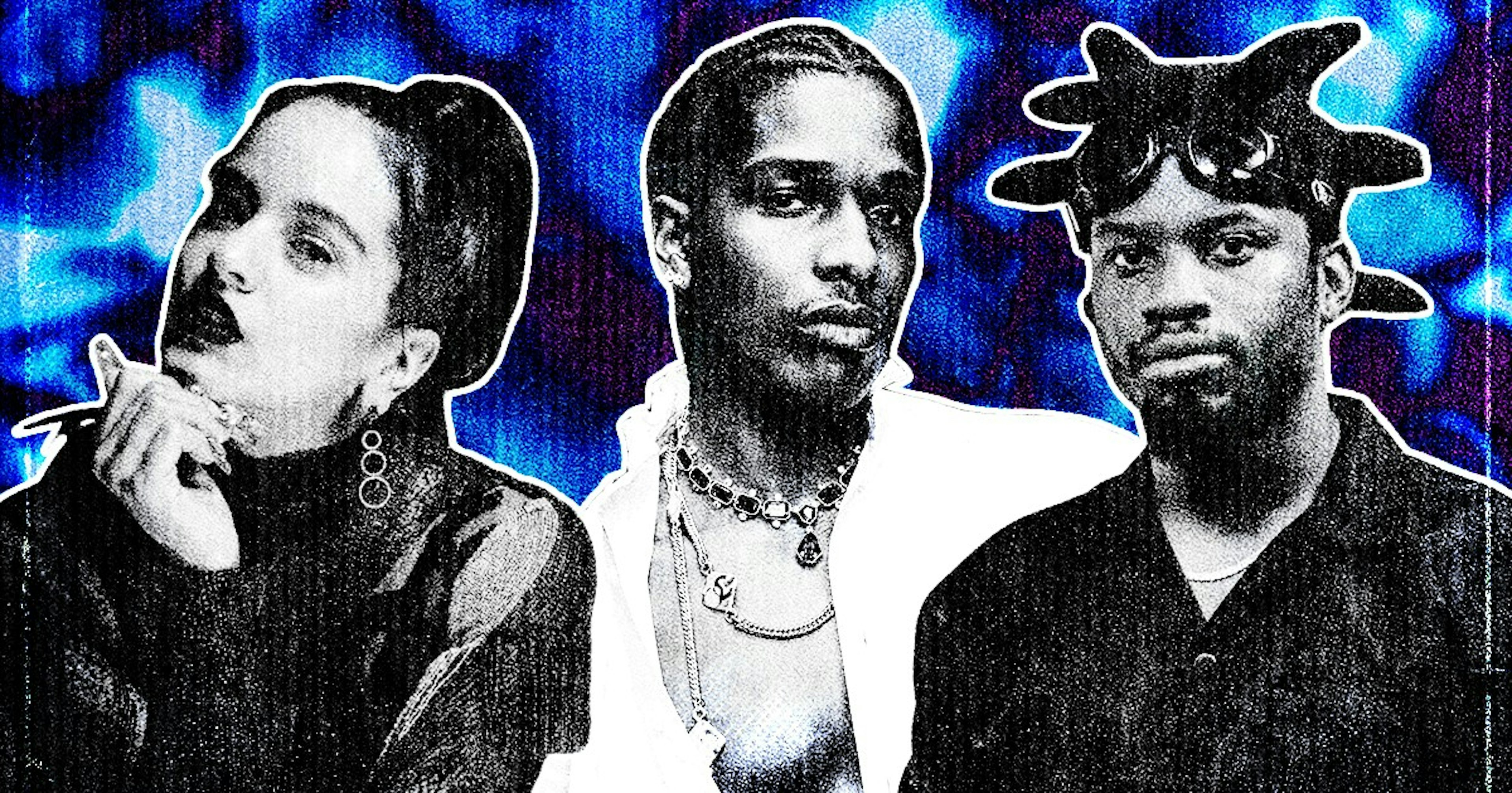 Rosalía, A$AP Rocky, Denzel Curry / mat. newonce