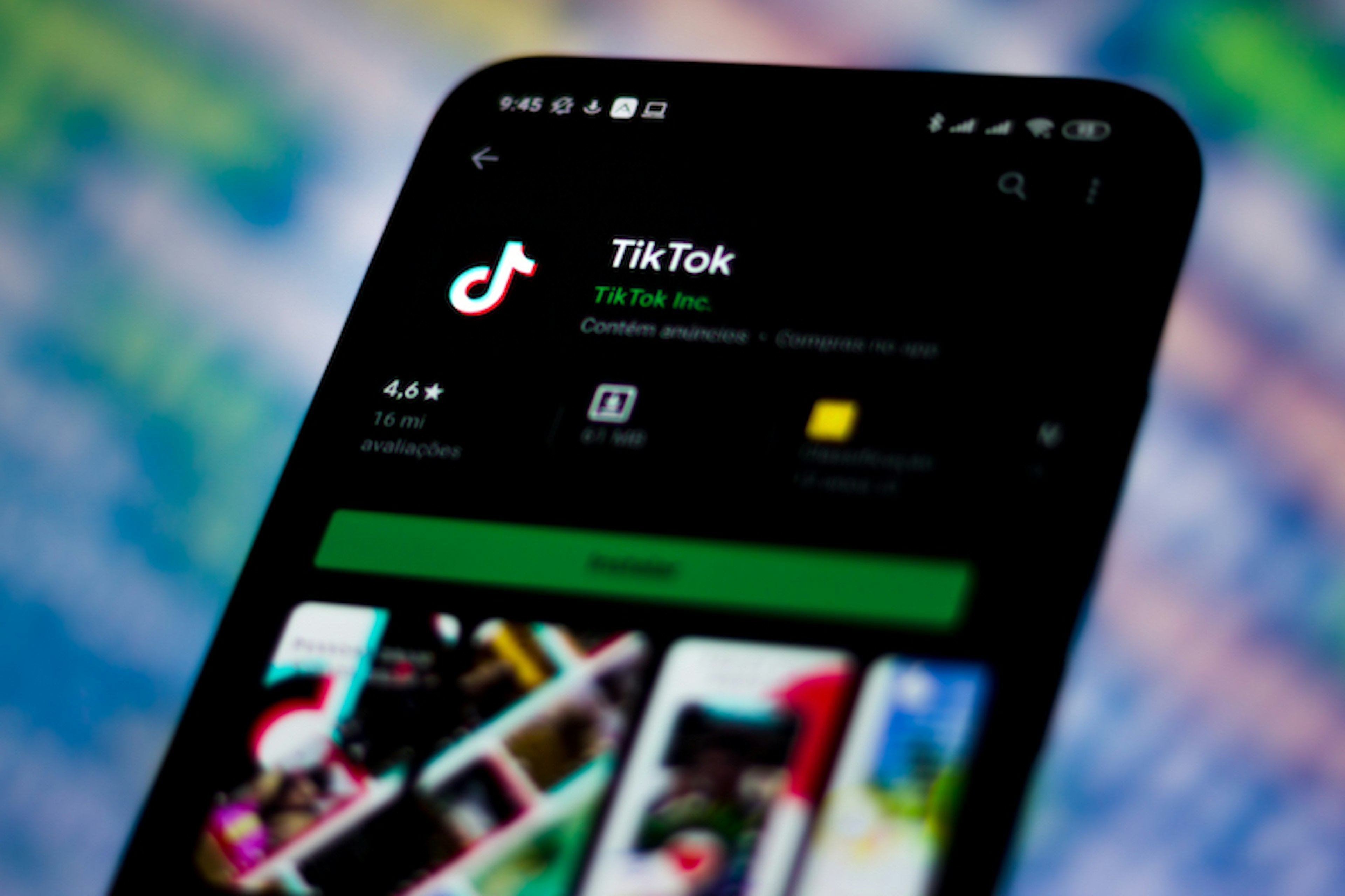 In this photo illustration a TikTok (Douyin) logo seen