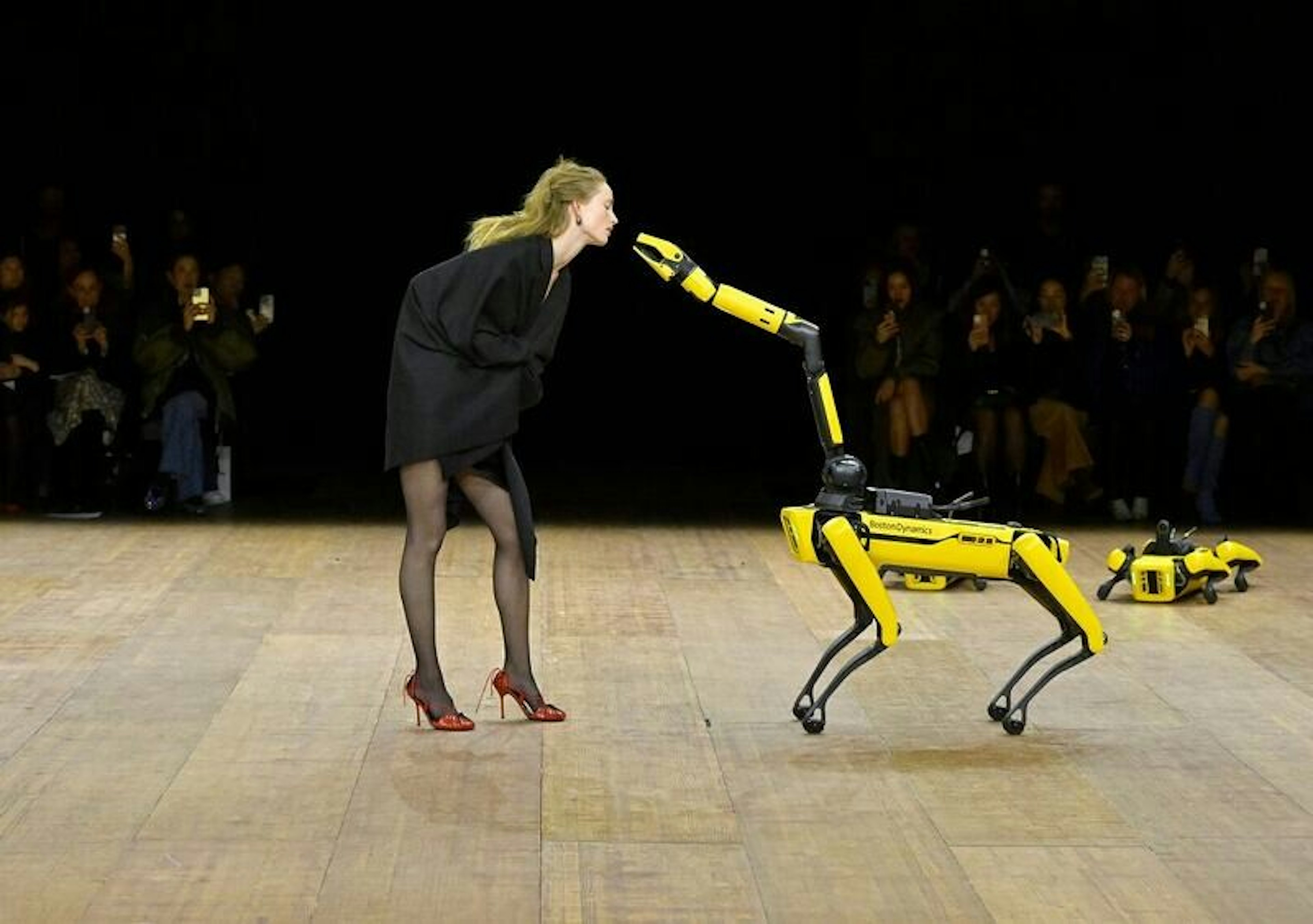 Na psa urok! Napędzane AI psy-roboty modelami na Paris Fashion Week