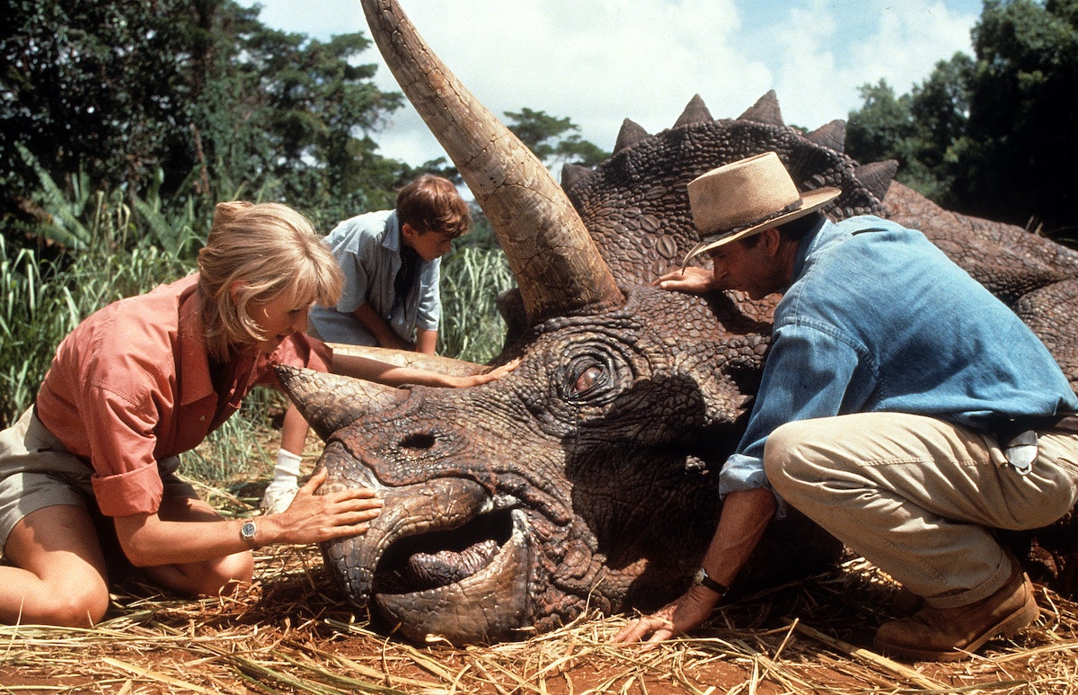 Sam Neill Laura Dern Jurassic Park Steven Spielberg Universal Park Jurajski
