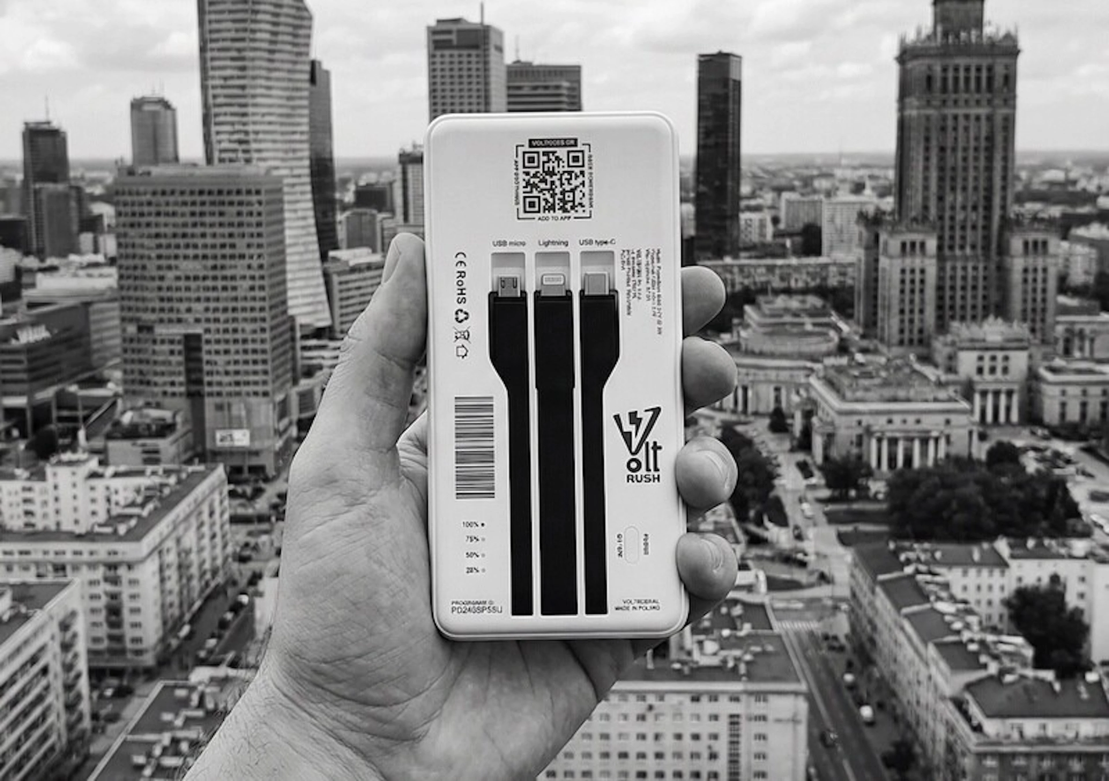 Warszawa – miasto, w którym nie warto mieć 1% baterii