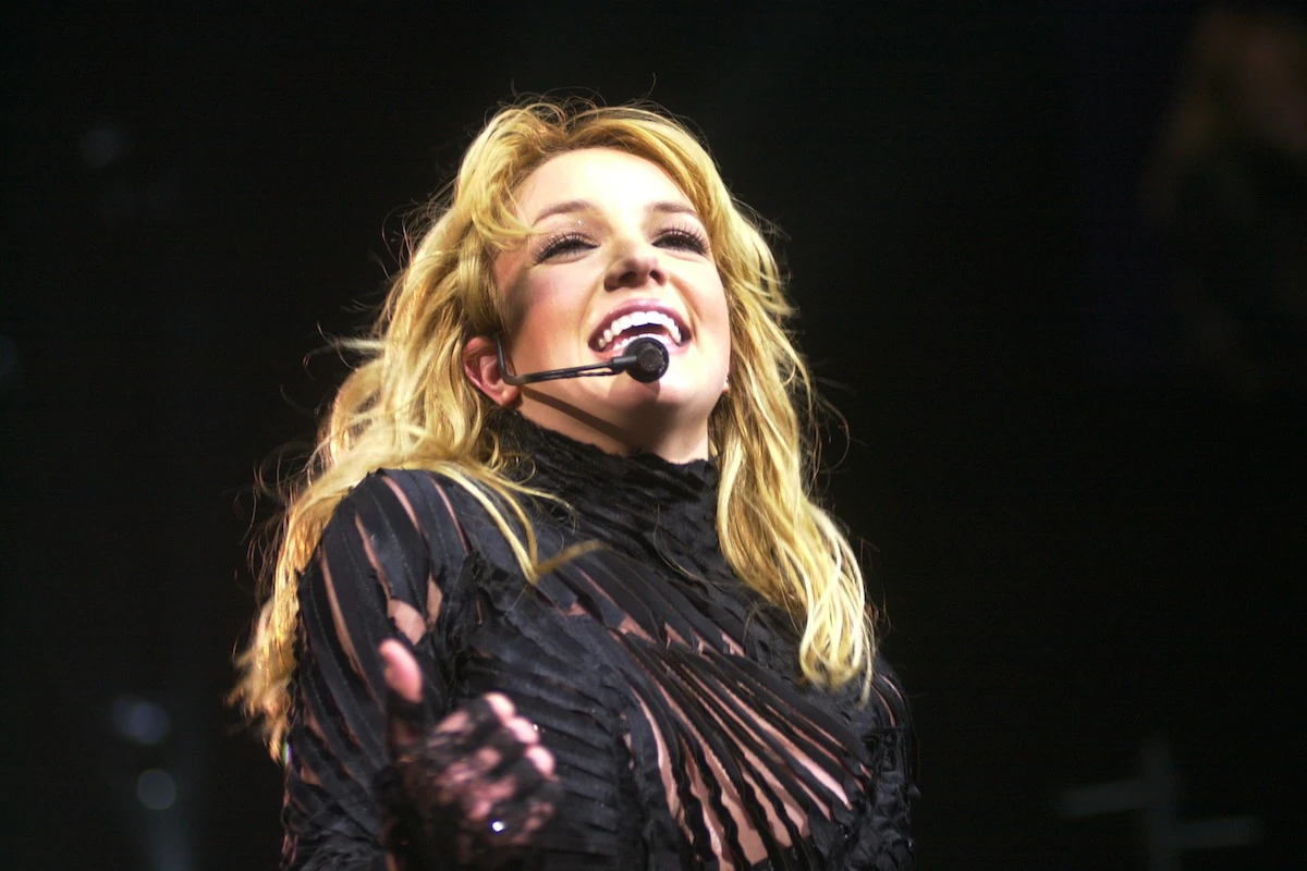 Britney Spears performs in concert before a sellout crowd at